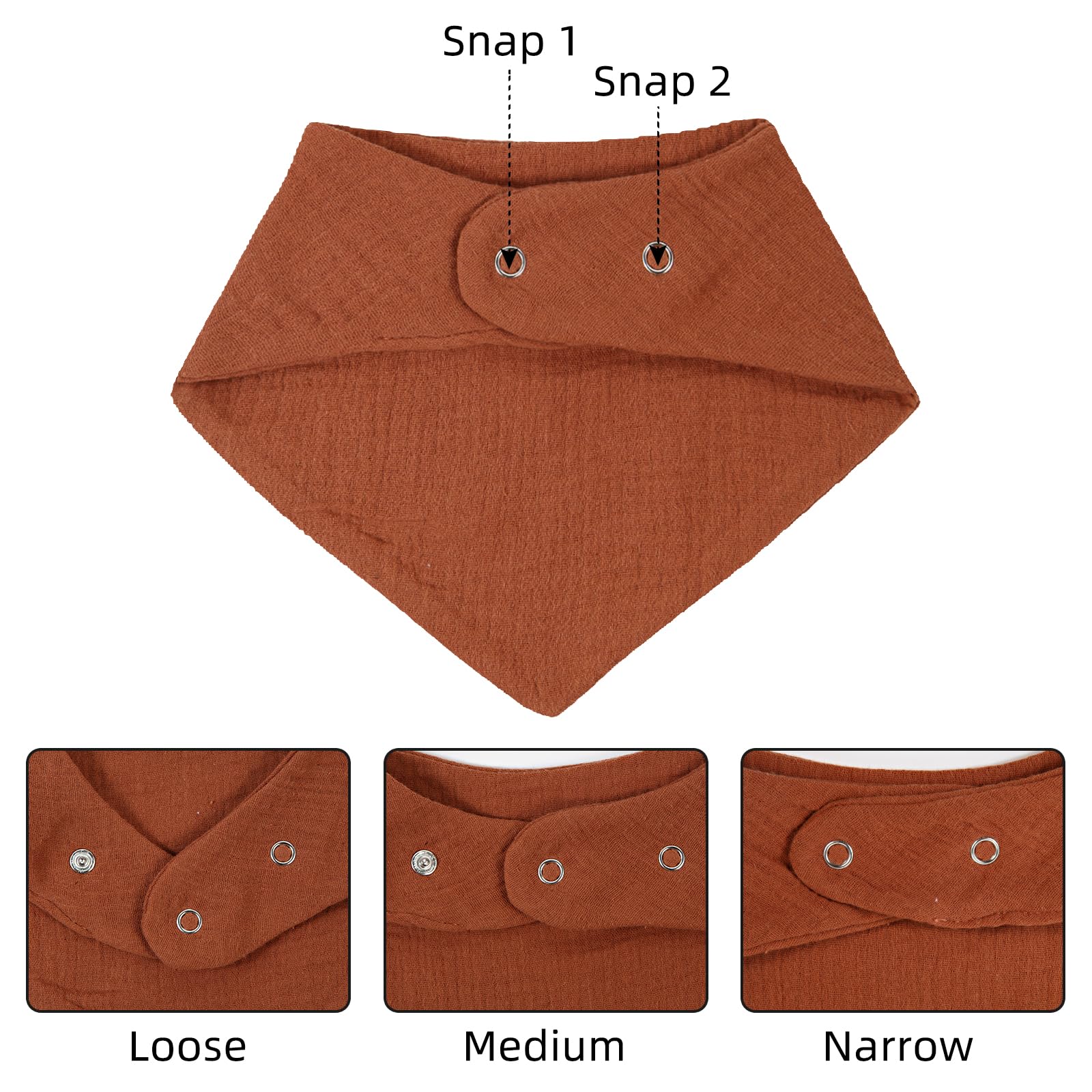10 Pack Baby Bibs for Drooling & Teething - Soft Muslin Bandana Bibs for Boys & Girls 0-12 Months | Newborn Essentials & Unique Baby Shower Gifts | Perfect for Feeding, Playtime & Daily Protection