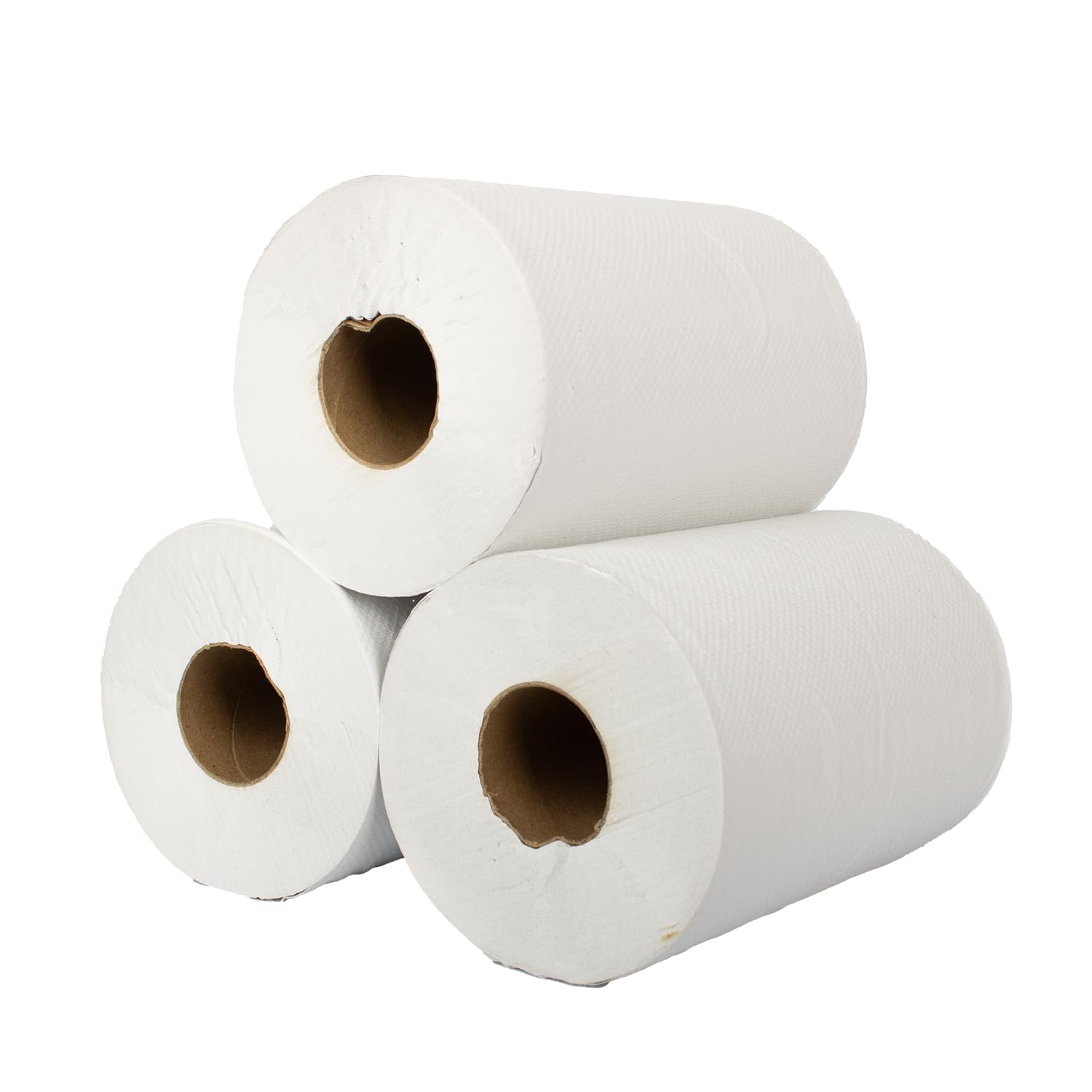 Karat JS-RTW350 White Junior Paper Towel Roll - 12 Pack | Compact & Absorbent for Small Hands | Perfect for Kids' Art Projects, Classroom Cleanup & Kitchen Use