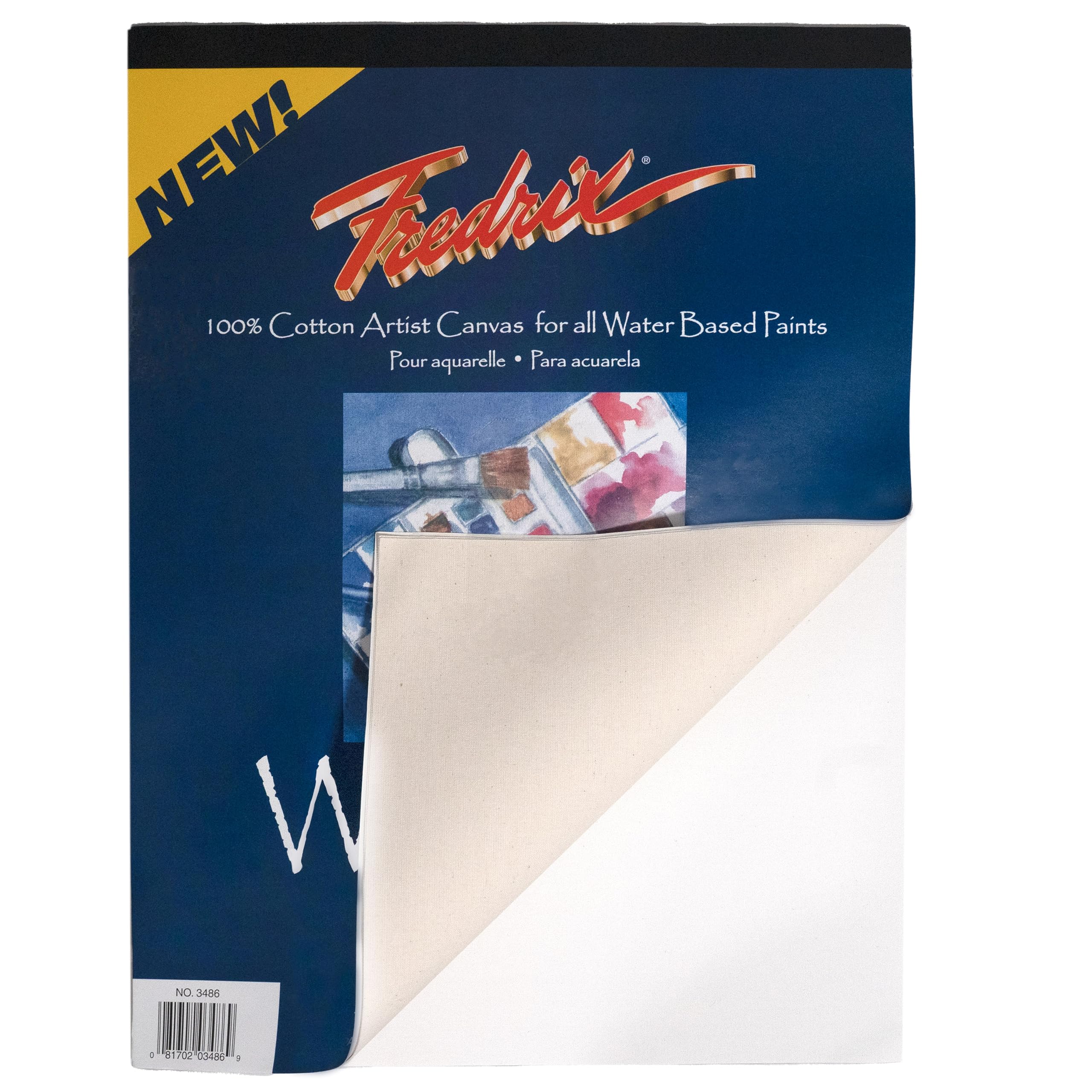 Fredrix Creative Series Watercolor Canvas Pad - 9