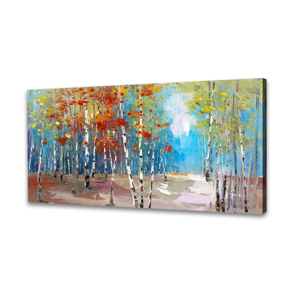 Modern Landscape Canvas Wall Art - Tree Nature Forest Scenery Painting Prints for Living Room, Bedroom & Office Decor | Perfect for Home, Office & Gift Giving