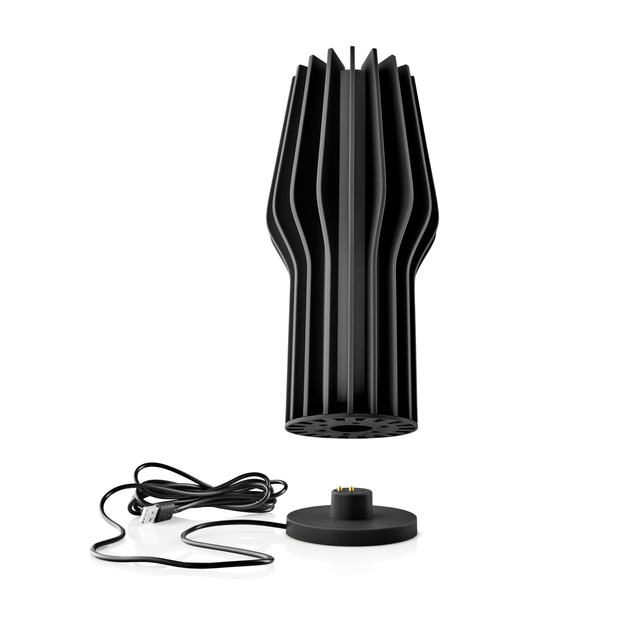 EVA SOLO Rechargeable LED Table Lamp - Black, Modern Portable Night Light for Bedroom, Office & Living Room, Dimmable & Cordless Design for Home Decor & Reading