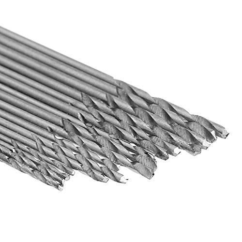 16Pcs HSS High-Speed Steel Twist Drill Bit Set (0.8-1.5mm) - Precision Manual Craft Drill Bits for Electric Grinding Drills - Perfect for DIY Projects, Jewelry Making, and Metalworking