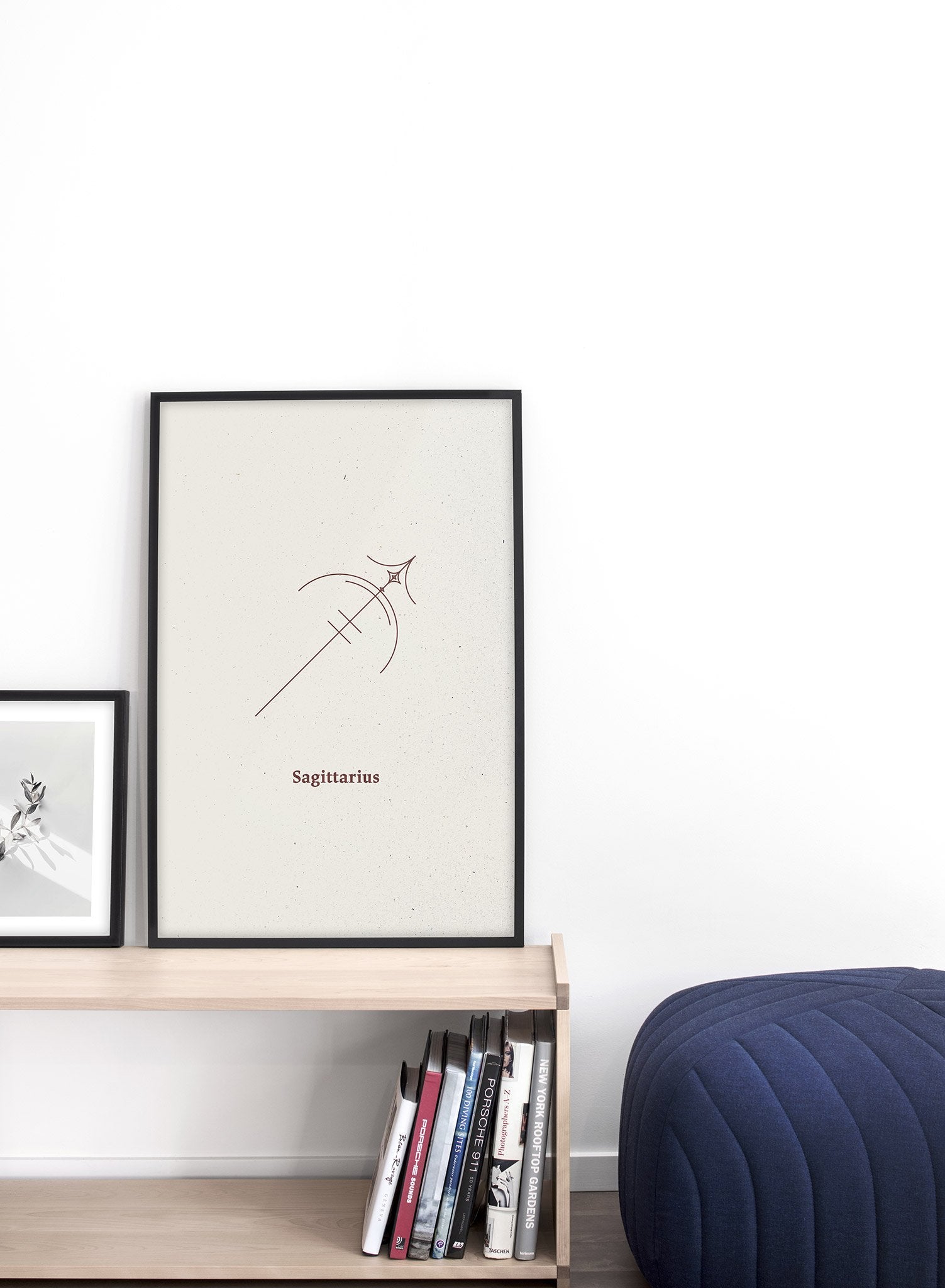 Minimal Sagittarius Zodiac Poster - Modern Astrology Wall Art for Home & Office Decor | Perfect for Bedroom, Living Room or Gift