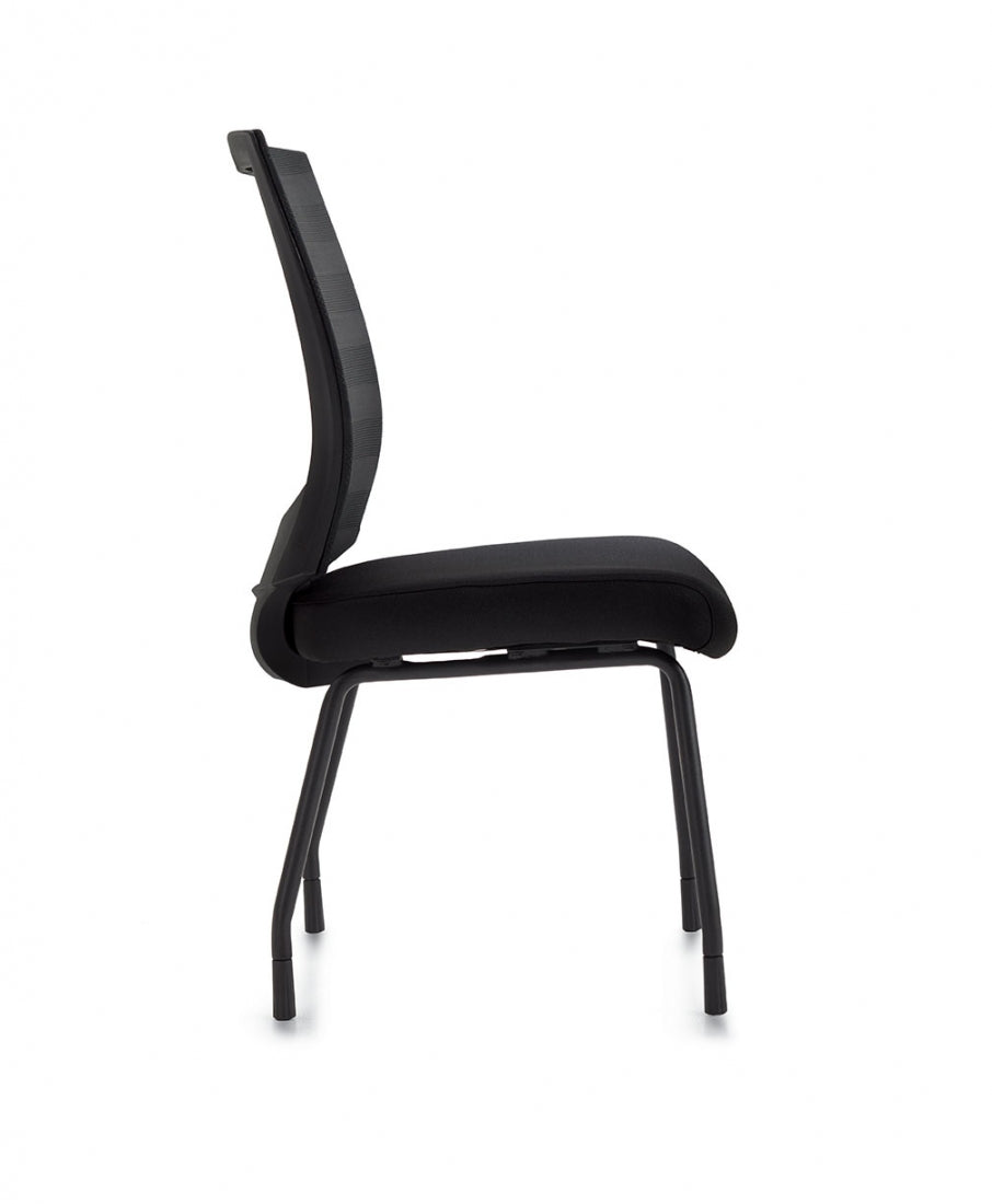 Low Back Mesh Back Guest Chair - OTG10706B - Ergonomic Office Chair for Home & Conference Room Use