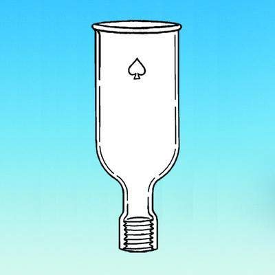 5822-20 Series Stainless Steel Addition Funnel with #50 Thread - 3000 mL Capacity for Laboratory, Chemical Mixing & Industrial Applications