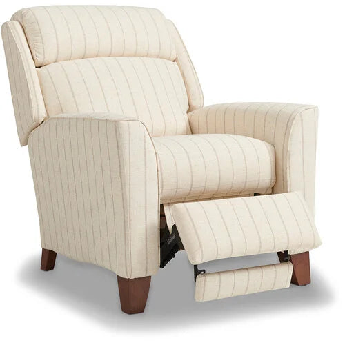 Rheeves High Leg Recliner Chair with Push Back or Power Reclining & Remote Control - Perfect for Living Room, Home Theater & Relaxation