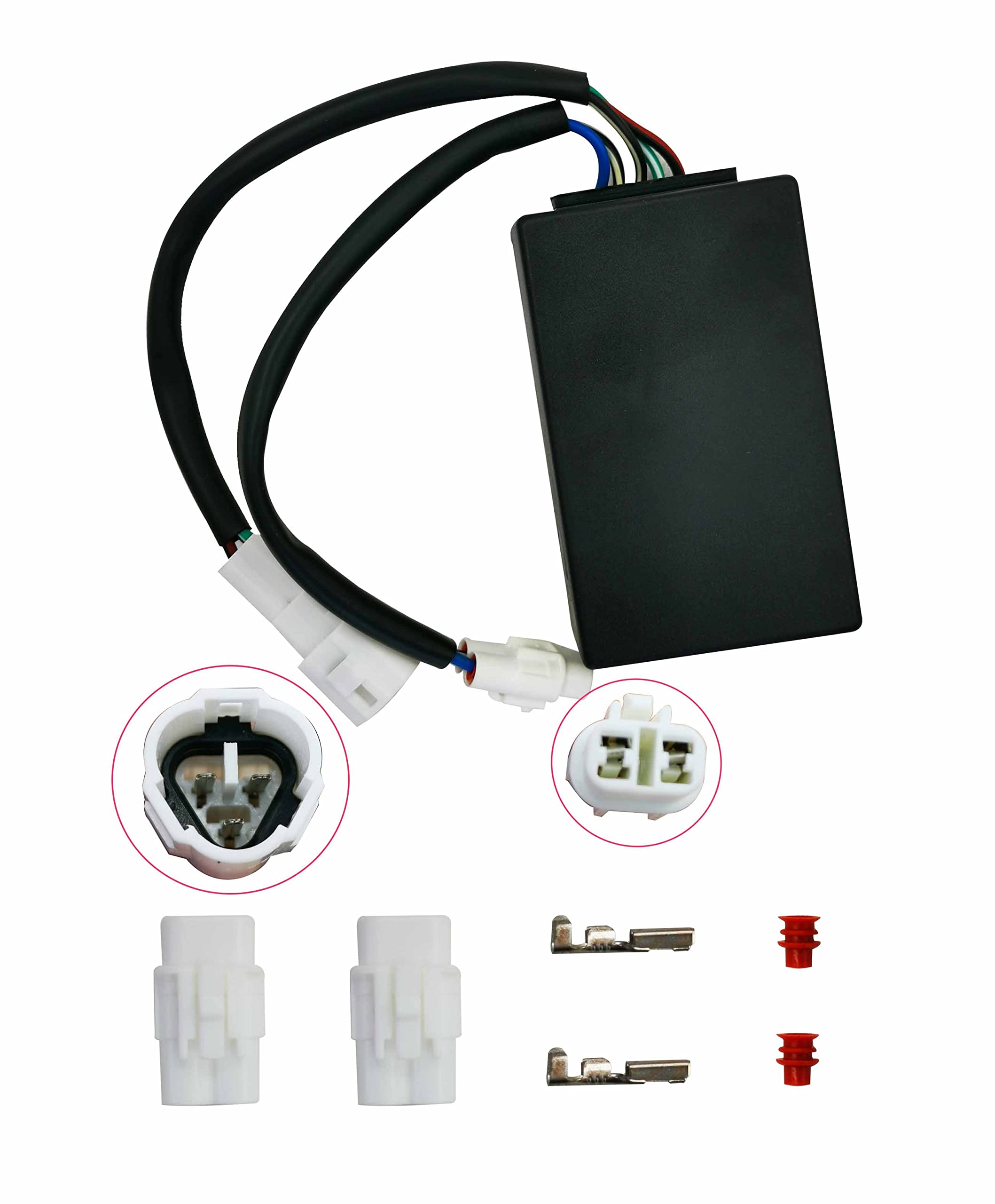 Kawasaki Bayou 300 KLF300 CDI Box, Ignition Coil & Starter Solenoid Relay Replacement Kit (1989-2004) - Compatible with ATV, Off-Road & Utility Vehicles