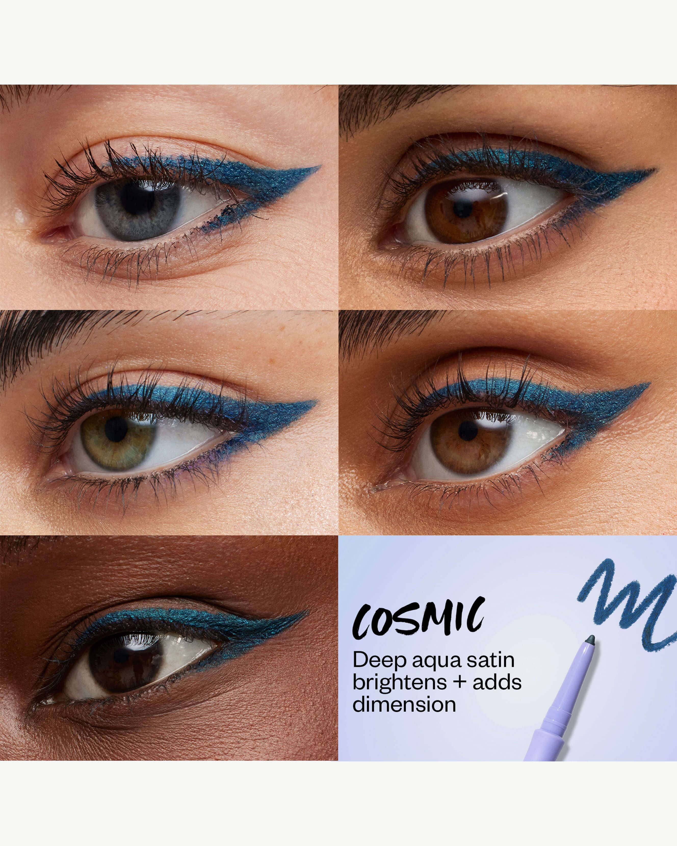 Soulgazer Waterproof Intensifying Gel Eyeliner - Long Lasting Smudge Proof Eye Liner for Dramatic Makeup Looks | Perfect for Day to Night Wear, Parties & Special Occasions