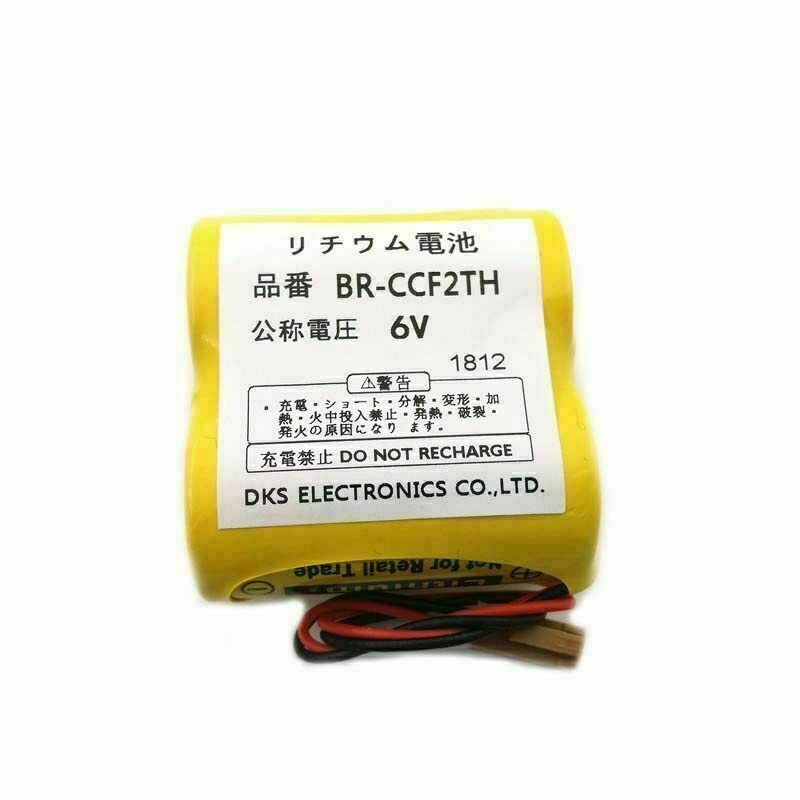 25-Pack BR-CCF2TH 6V 5000mAh Non-Rechargeable Battery with Plug for Fanuc A98L-0001-0902 & A98L-0031-0006 PLC Backup Power - Ideal for Industrial Automation & CNC Machine Maintenance