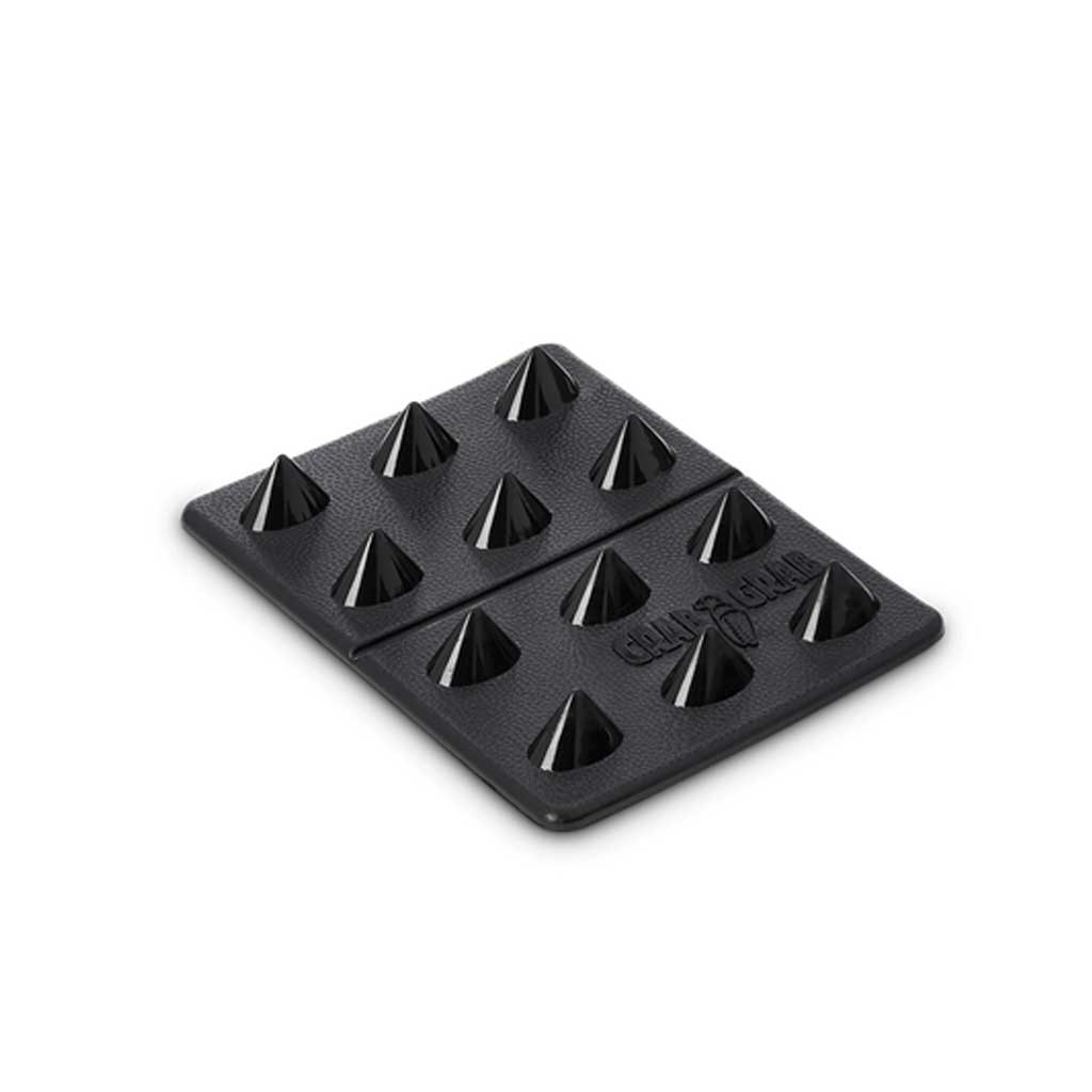 Crab Grab Mini Shark Teeth Stomp Pad - Black | Non-Slip Snowboard Traction Pad for Enhanced Grip & Control | Perfect for Snowboarding, Surfing & Skateboarding