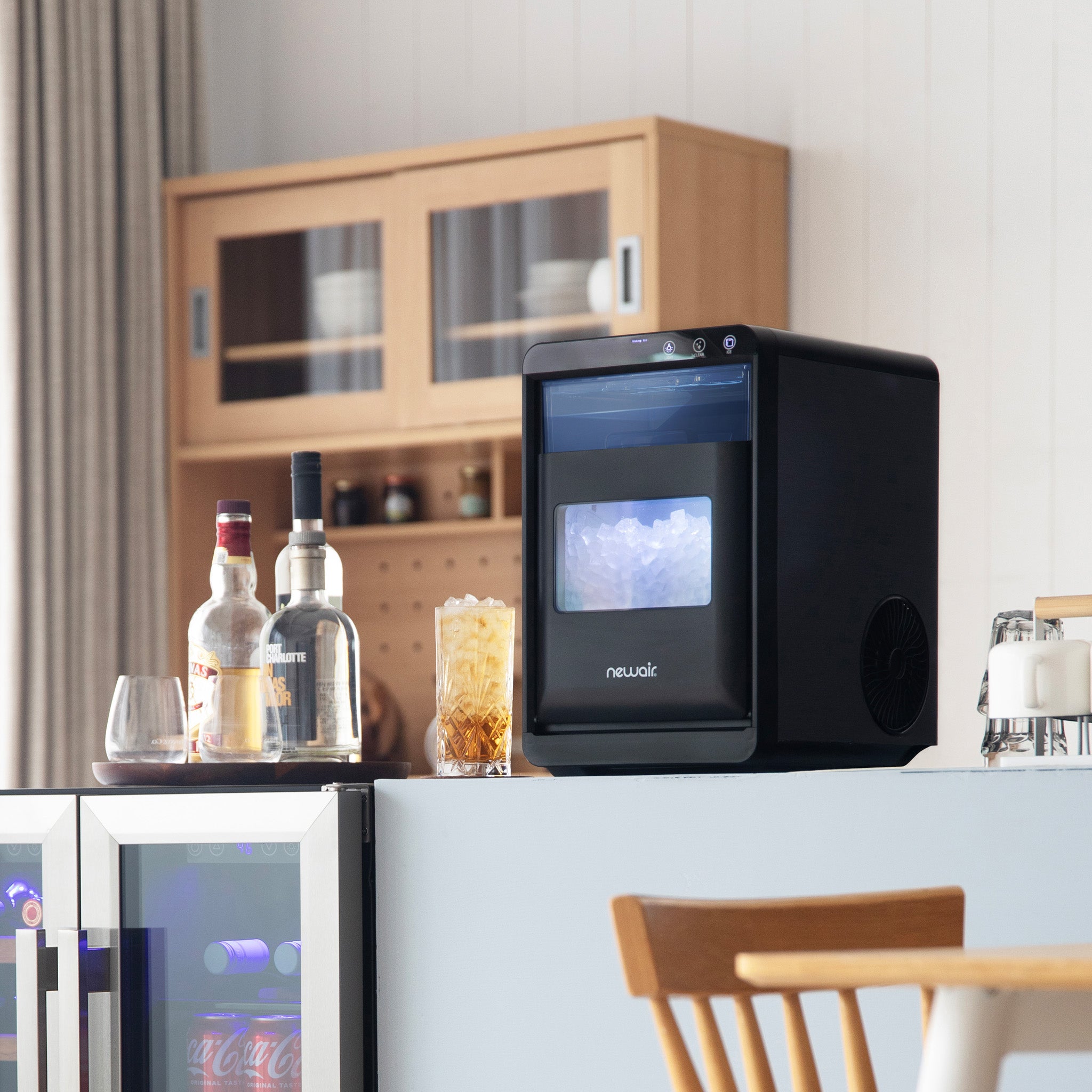 Newair® 44 lbs/24 Hours Countertop Nugget Ice Maker - Portable & Compact for Home, Office, RV, and Parties