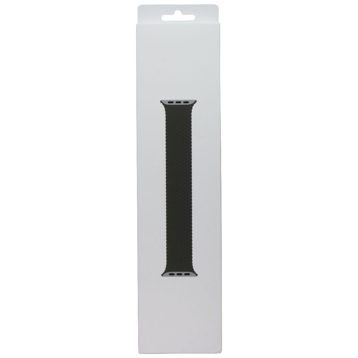 Apple Watch 45mm Braided Solo Loop Band - Compatible with 49mm, 46mm, 45mm & 44mm Models - Olive Green, Size 3 - Perfect for Workouts, Running & Everyday Wear