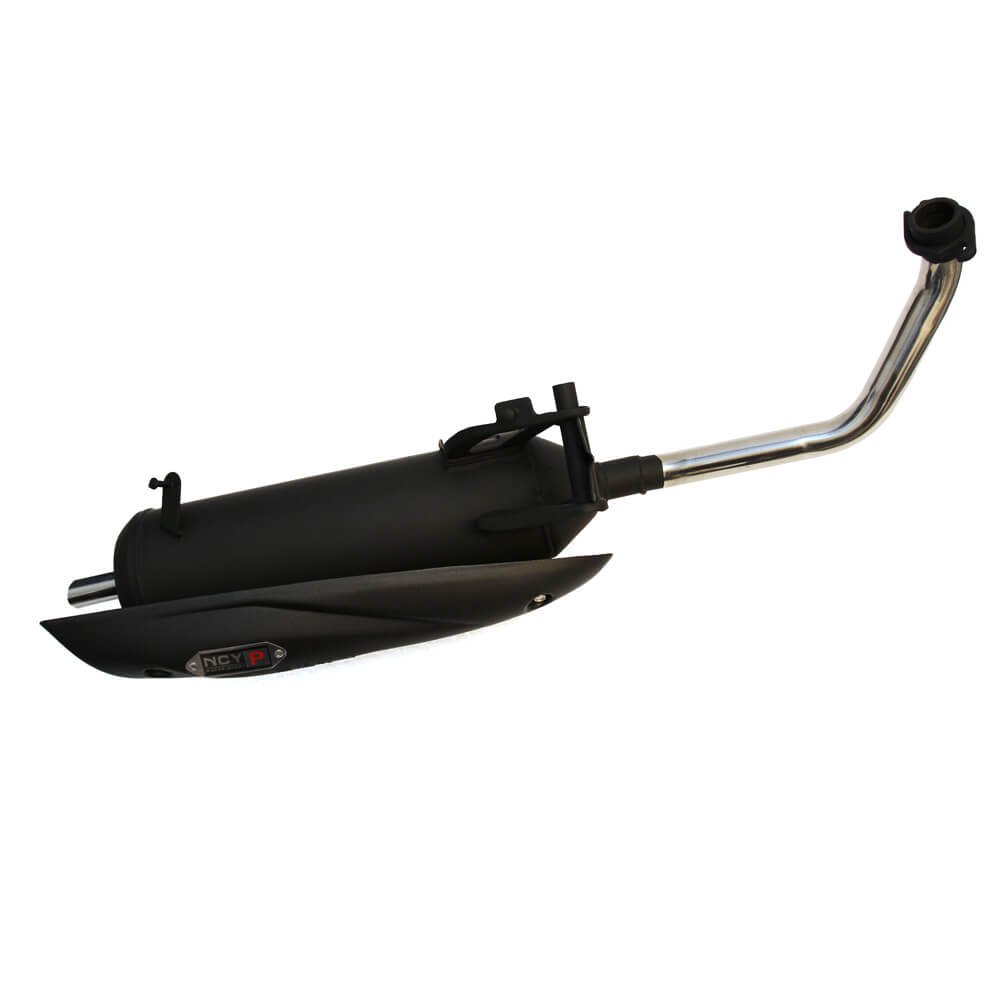NCY Performance Exhaust Pipe for Yamaha Vino 125 - High-Performance Motorcycle Muffler Upgrade for Enhanced Power & Sound | Perfect for Street Riding & Commuting