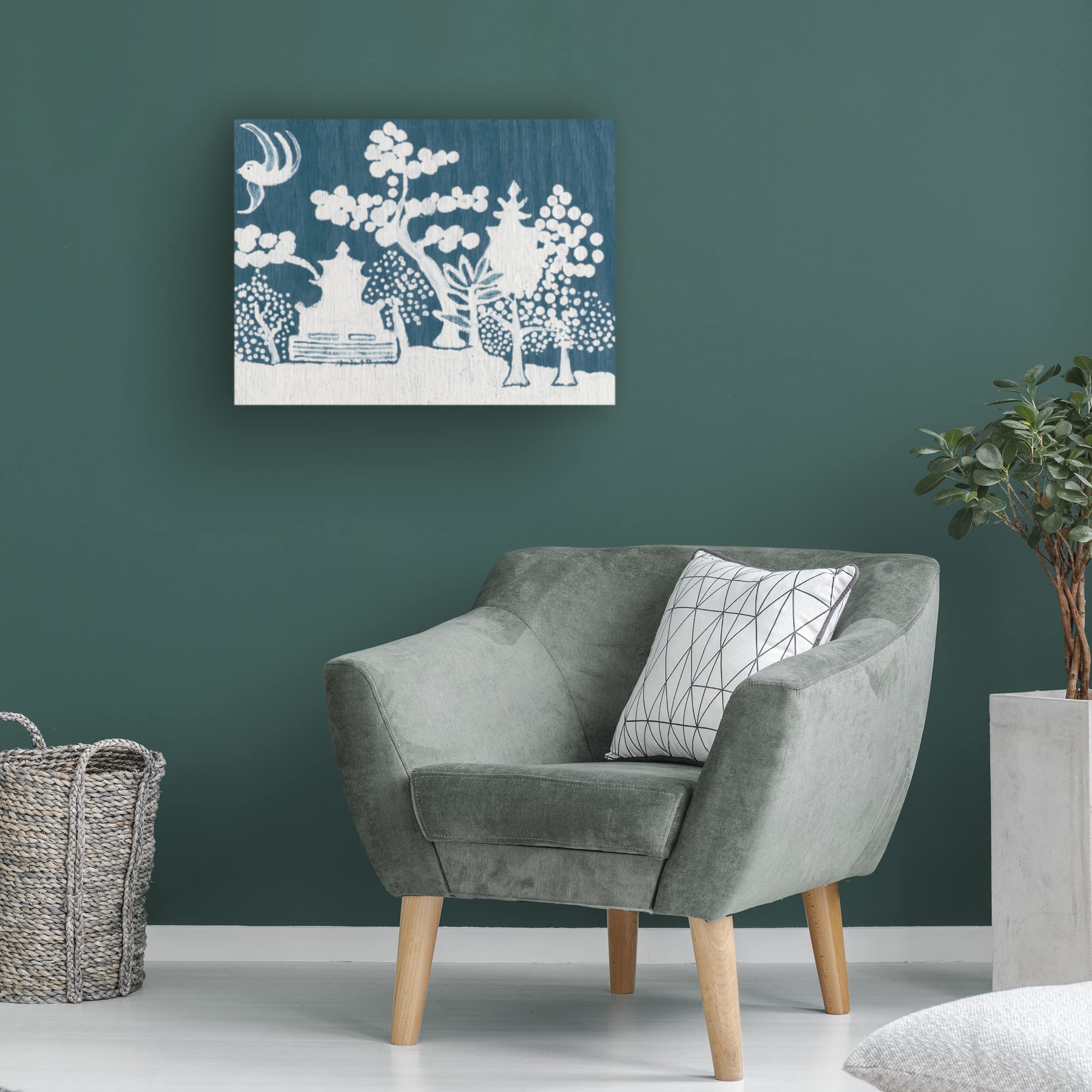 Trademark Fine Art 'Tea Room II' Canvas Wall Art Print by Alicia Ludwig - Elegant Home Decor for Living Room, Bedroom & Office