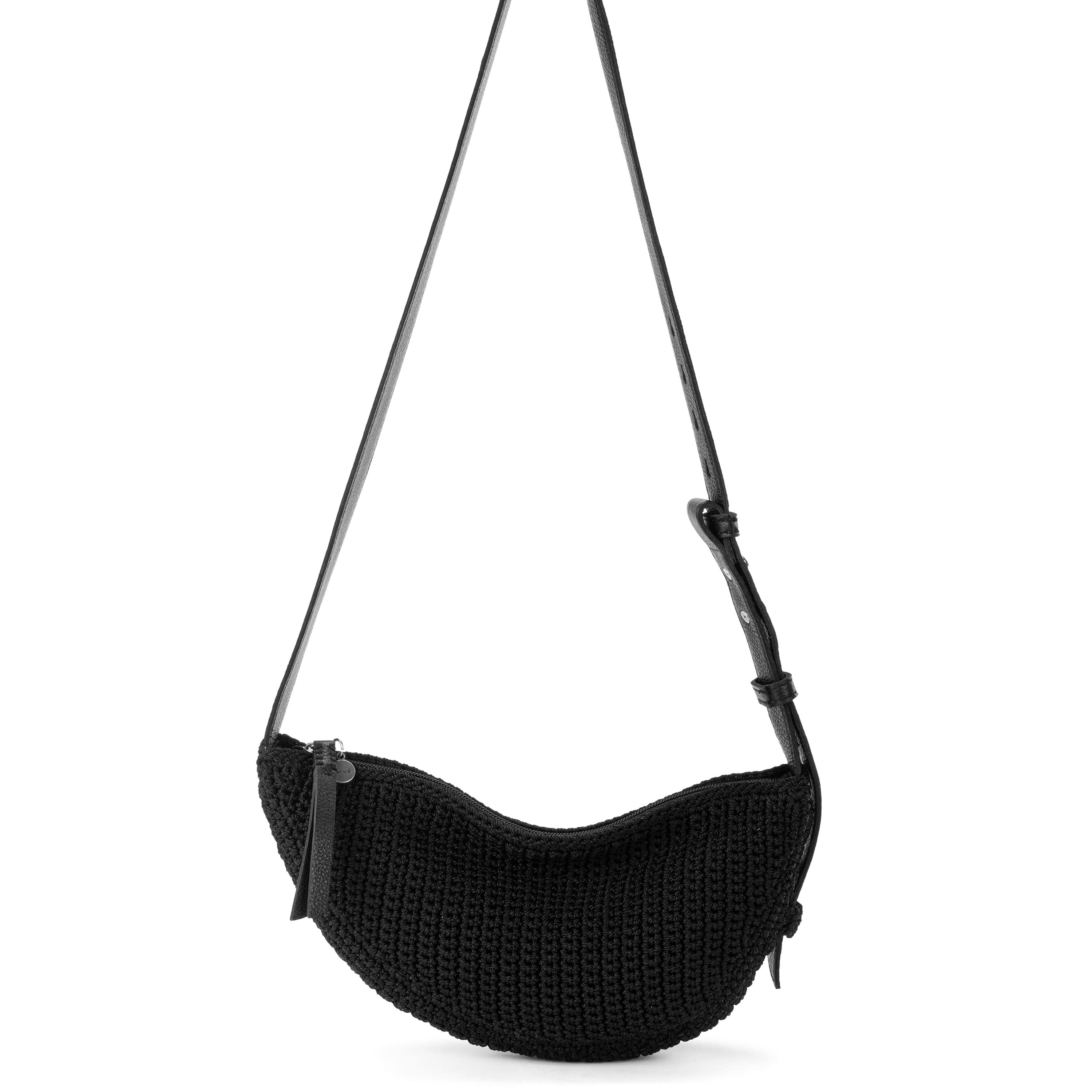 Handmade Black Tess Sling Bag - Boho Chic Crossbody Purse for Women - Perfect for Travel, Shopping & Everyday Use