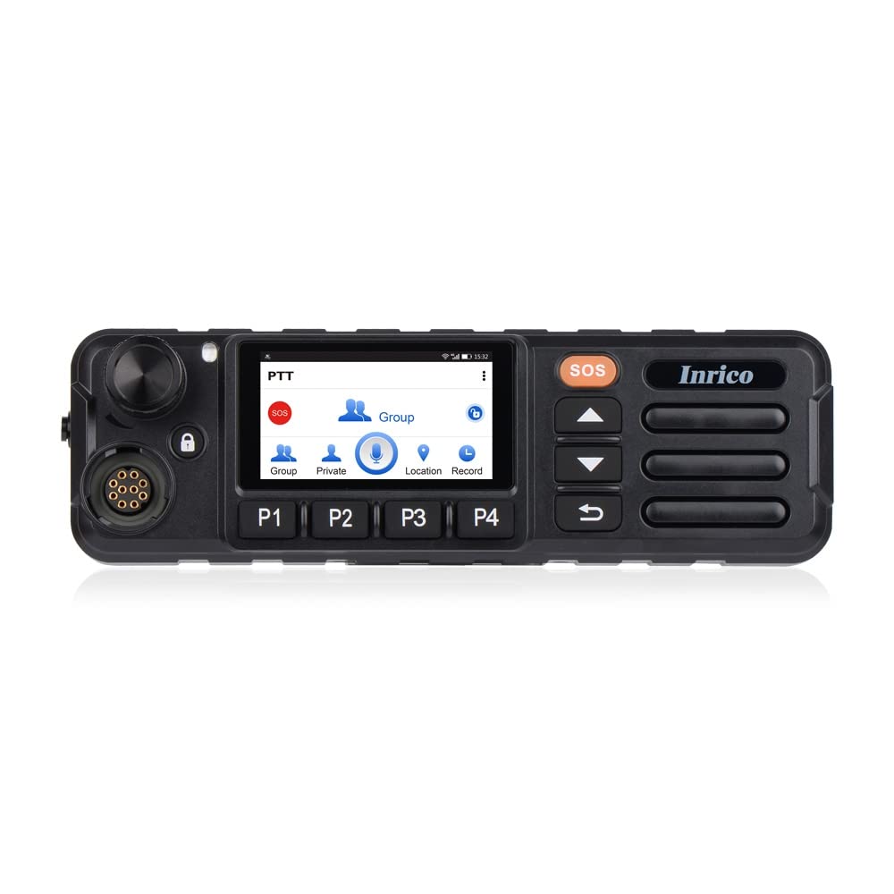 Inrico TM-7 Plus Aviation Edition 4G/WiFi Mobile Radio - Long Range Two Way Radio for Truckers, Construction & Emergency Communication | IP67 Waterproof Walkie Talkie for Outdoor Adventures & Work Sites