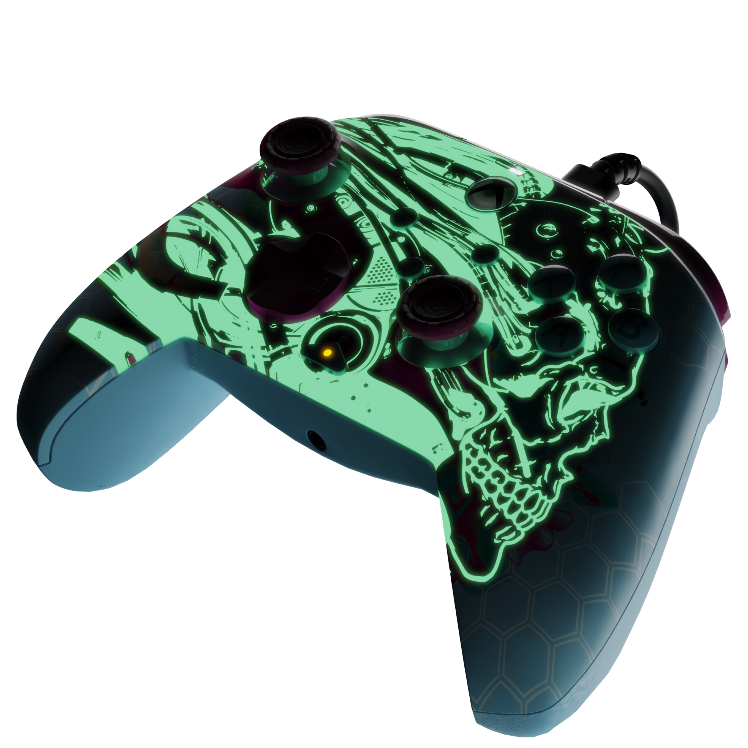 Xbox Series X|S & PC Wired Controller - REMATCH GLOW Advanced Gaming Gamepad for Xbox One, Windows 10/11 - Perfect for FPS, Racing & Fighting Games