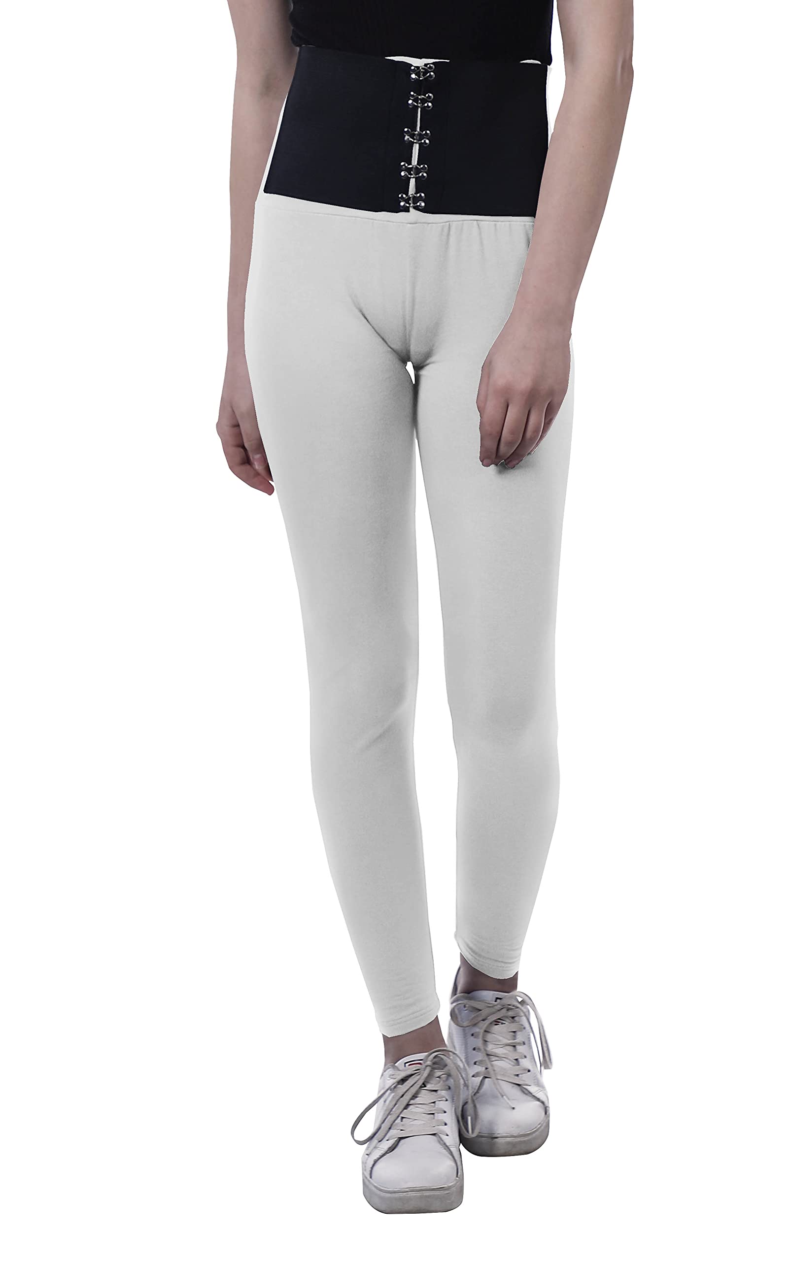 Moomaya High Waisted Yoga Pants for Women - Corset Style Workout Leggings | Trendy & Comfortable for Yoga, Gym & Everyday Wear