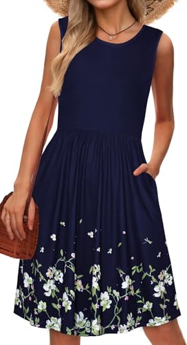 Navy Blue Floral