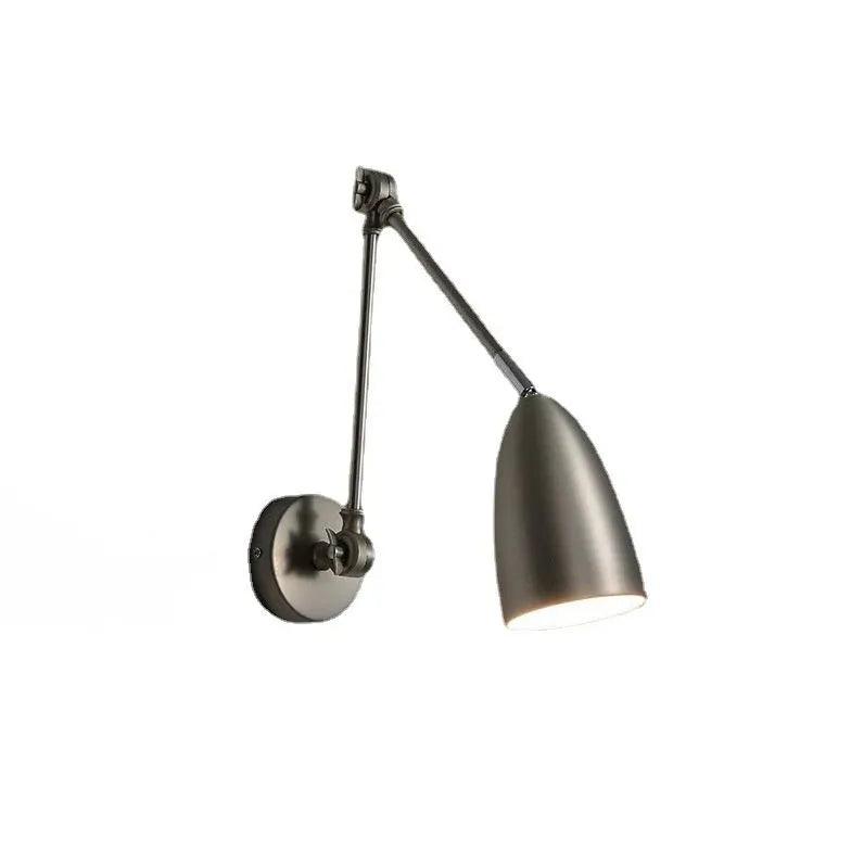 Adjustable Conical Shade Bedside Spotlight - Perfect for Reading, Nightstand Lighting & Bedroom Decor