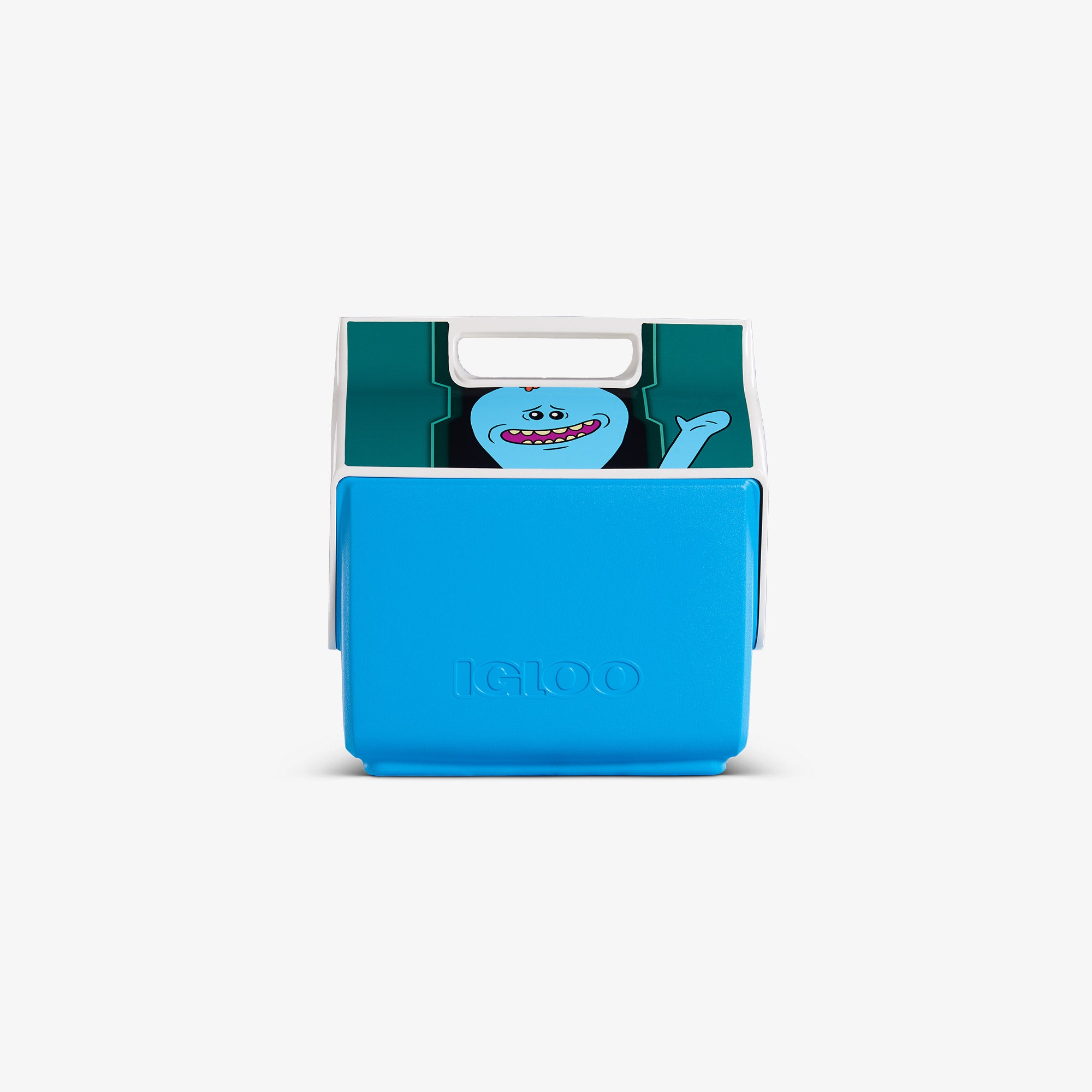 Rick and Morty Mr. Meeseeks Box 7-Quart Cooler - Insulated Lunch Box for Picnics, Beach Trips & Outdoor Adventures