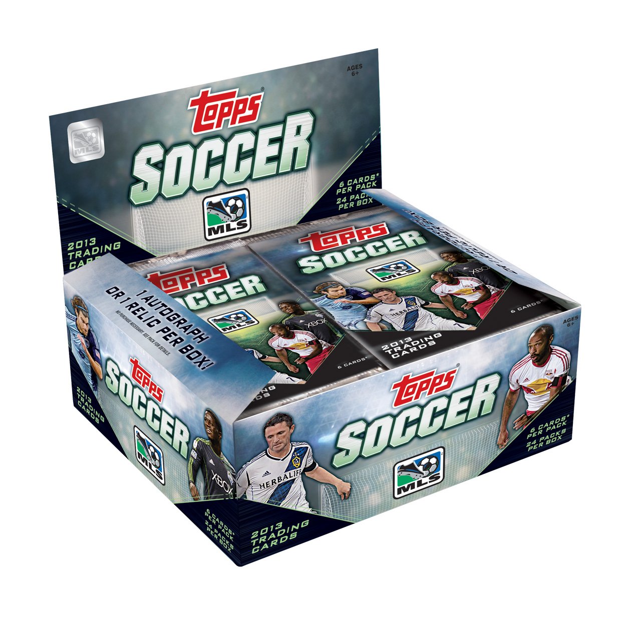 2013 Topps MLS Soccer Trading Cards Retail Box - Collectible Soccer Cards for Fans & Enthusiasts | Perfect for Gifts, Collections & Fantasy Sports