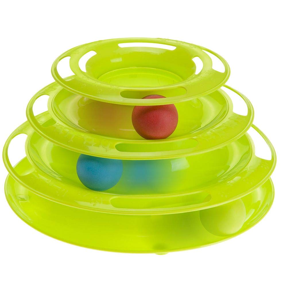 Ferplast Small Animal Toys for Hamsters, Rabbits & Guinea Pigs - Chew Toys, Exercise Wheels & Interactive Play Accessories for Pet Enrichment & Cage Entertainment