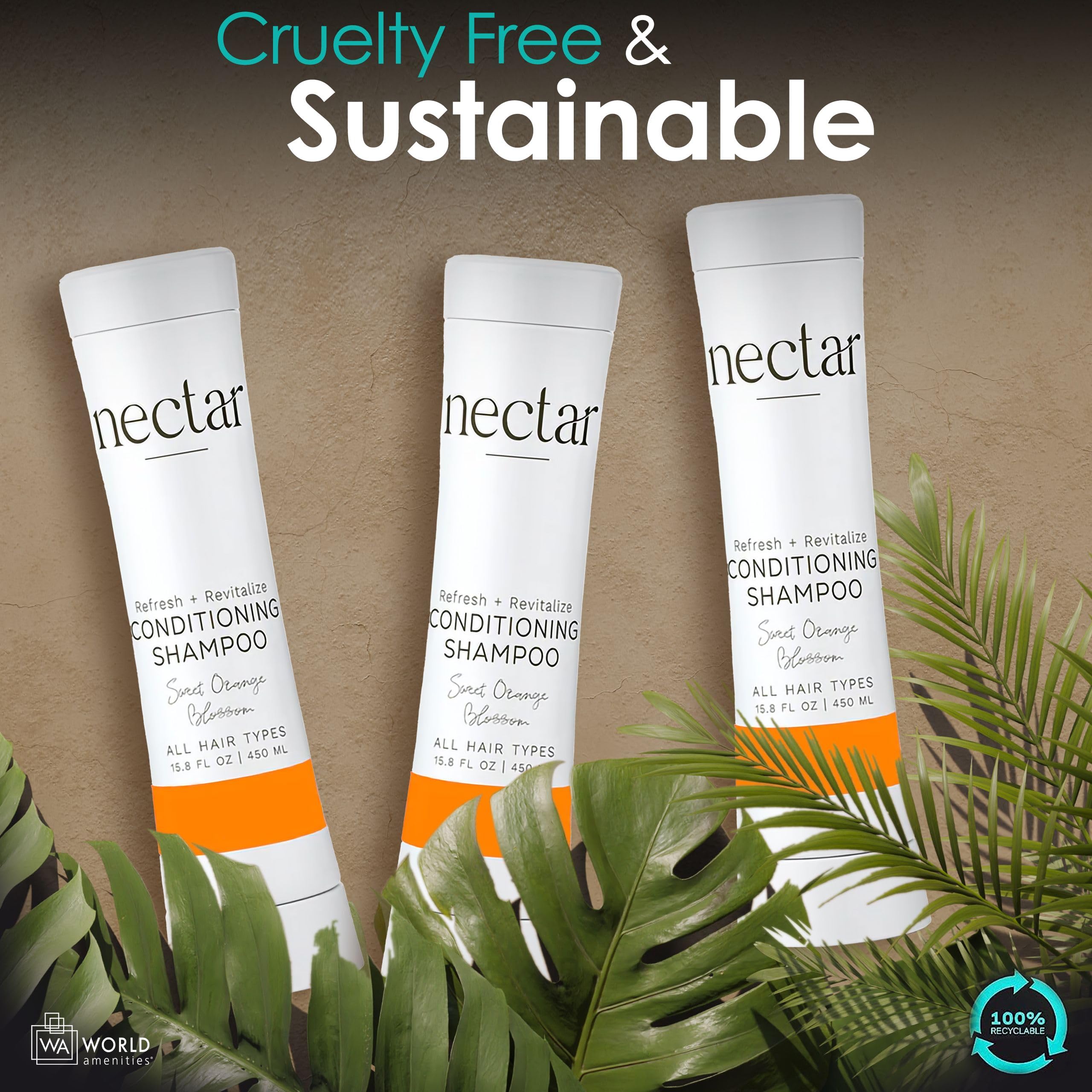 Nectar Squeeze Cartridge 2-in-1 Conditioning Shampoo & Conditioner - Refillable Squeeze Bottle for Easy Hair Care | Perfect for Travel, Gym & Daily Use