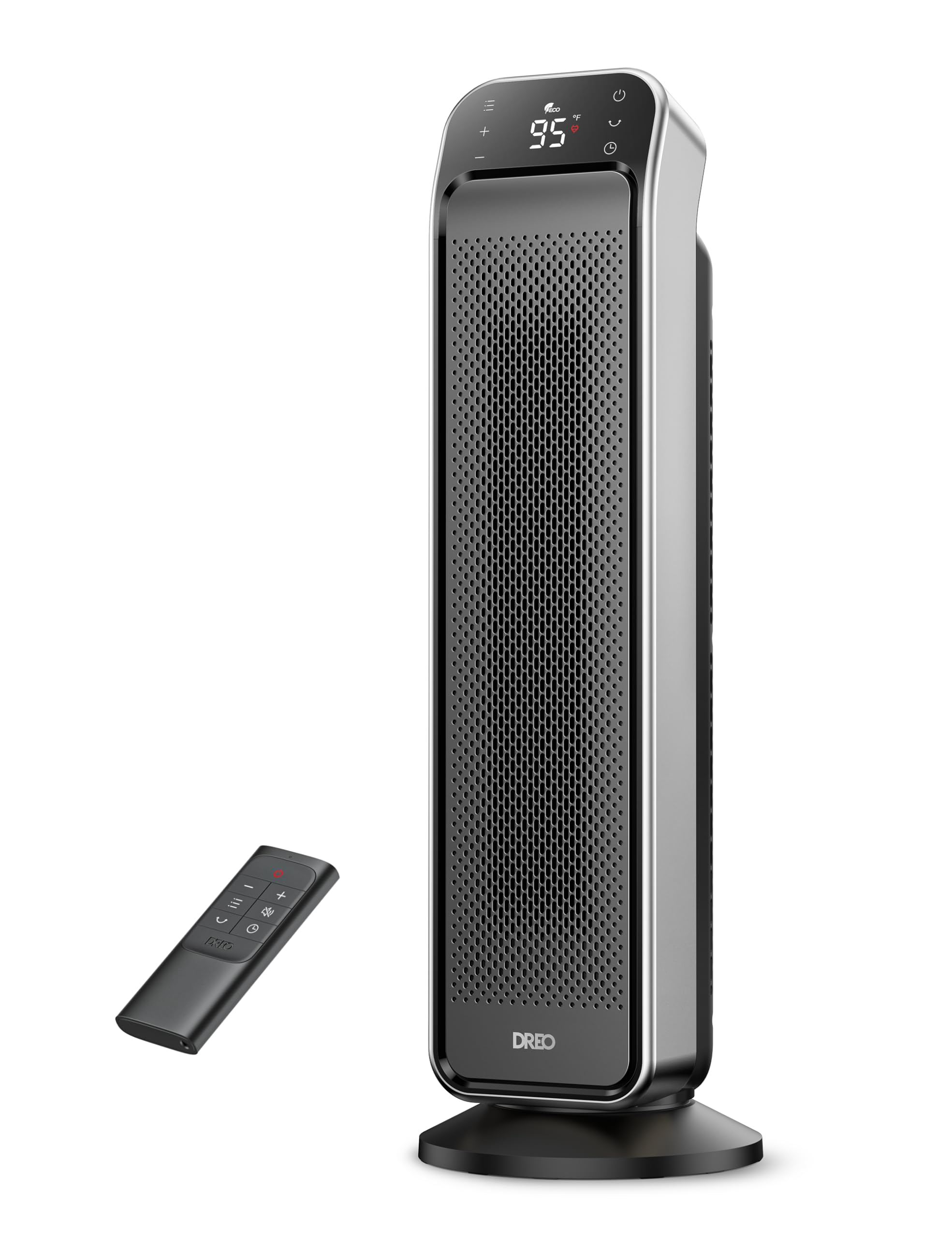 Dreo 1500W Fast Heating Portable Space Heater with Remote & Thermostat - 3 Modes, Overheat & Tip-Over Protection - Quiet Electric Heater for Large Rooms, Bedroom, Office - Perfect for Winter Home & Workspace Warmth