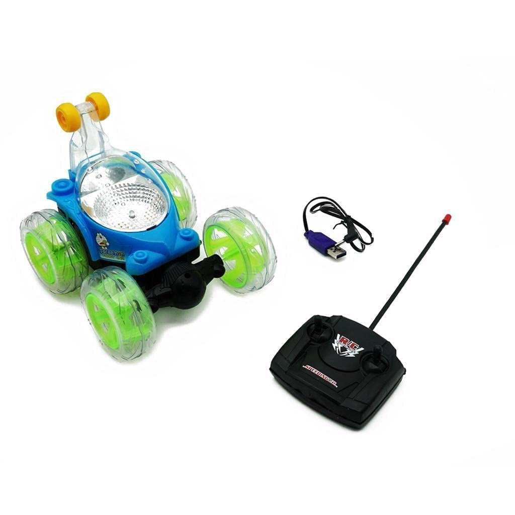 Bengoo Stunt RC Car for Kids - Unbreakable 360° Rotating Remote Control Toy Car with LED Lights & Music | 4WD Off-Road Vehicle for Boys & Girls (Multicolor) | Perfect for Indoor Play, Birthday Gifts & Outdoor Racing Fun