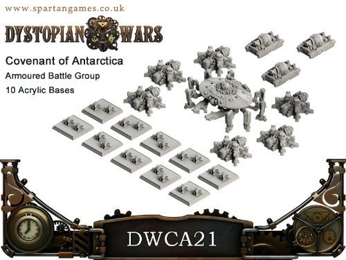 Spartan Games Covenant Armored Battle Group - Miniature Wargaming Set for Sci-Fi Tabletop Battles and Collectors
