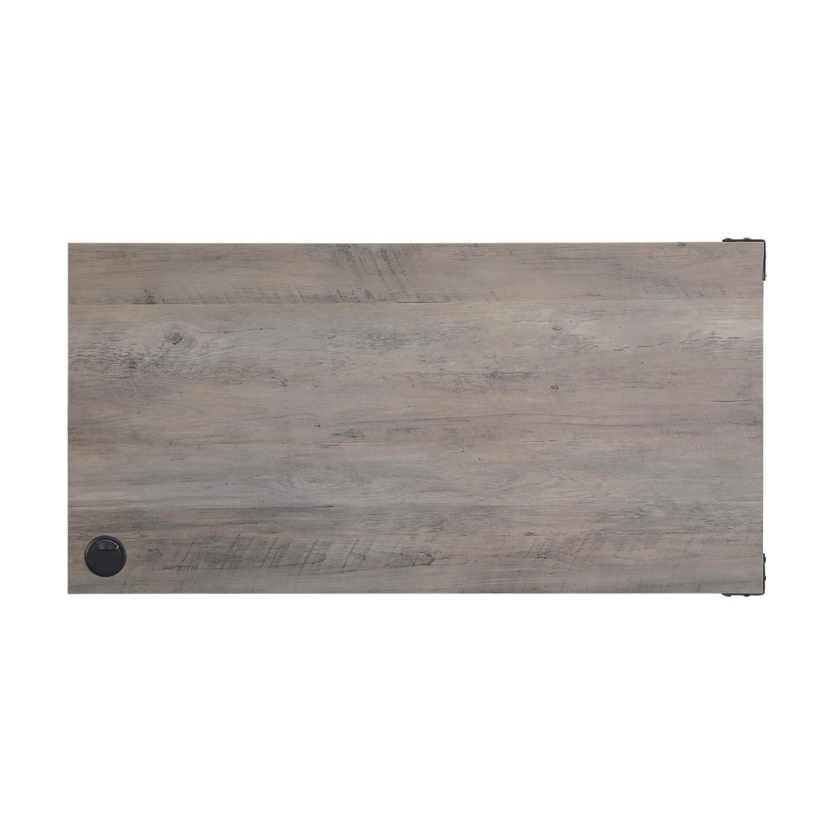 L Shaped Computer Desk with Shelves - Industrial Corner Desk for Home Office & Gaming, Rustic Gray Oak Workstation - Perfect for Small Spaces & Multi-Monitor Setups