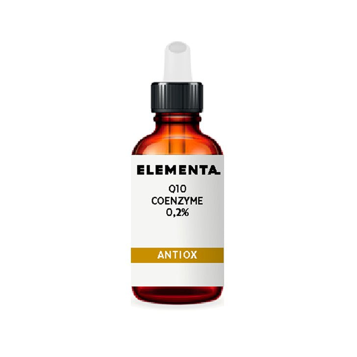 Elementa Co Enzyme Q10 0.2% Serum - Anti-Aging Facial Treatment for Wrinkles & Fine Lines - Skin Hydration & Radiance Booster - Perfect for Night Routine & Daily Skincare Regimen