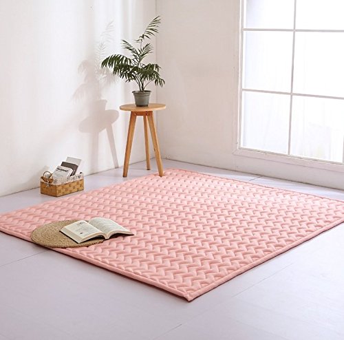 Uneeber Handmade Weaving Plush Foam Play Mat - Soft & Thick Hypoallergenic Baby Crawling Rug for Toddlers & Kids | Non-Toxic Reversible Play Carpet, Yoga & Exercise Mat - Perfect for Nursery, Playroom & Home Gym Activities