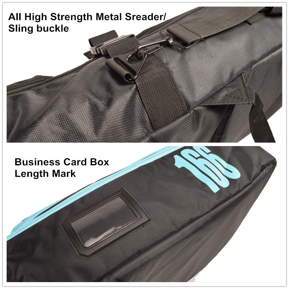 UNISTRENGH Waterproof Padded Snowboard Bag with Ski Boot & Helmet Storage - Durable Snow Sports Equipment Carrier for Travel & Mountain Adventures
