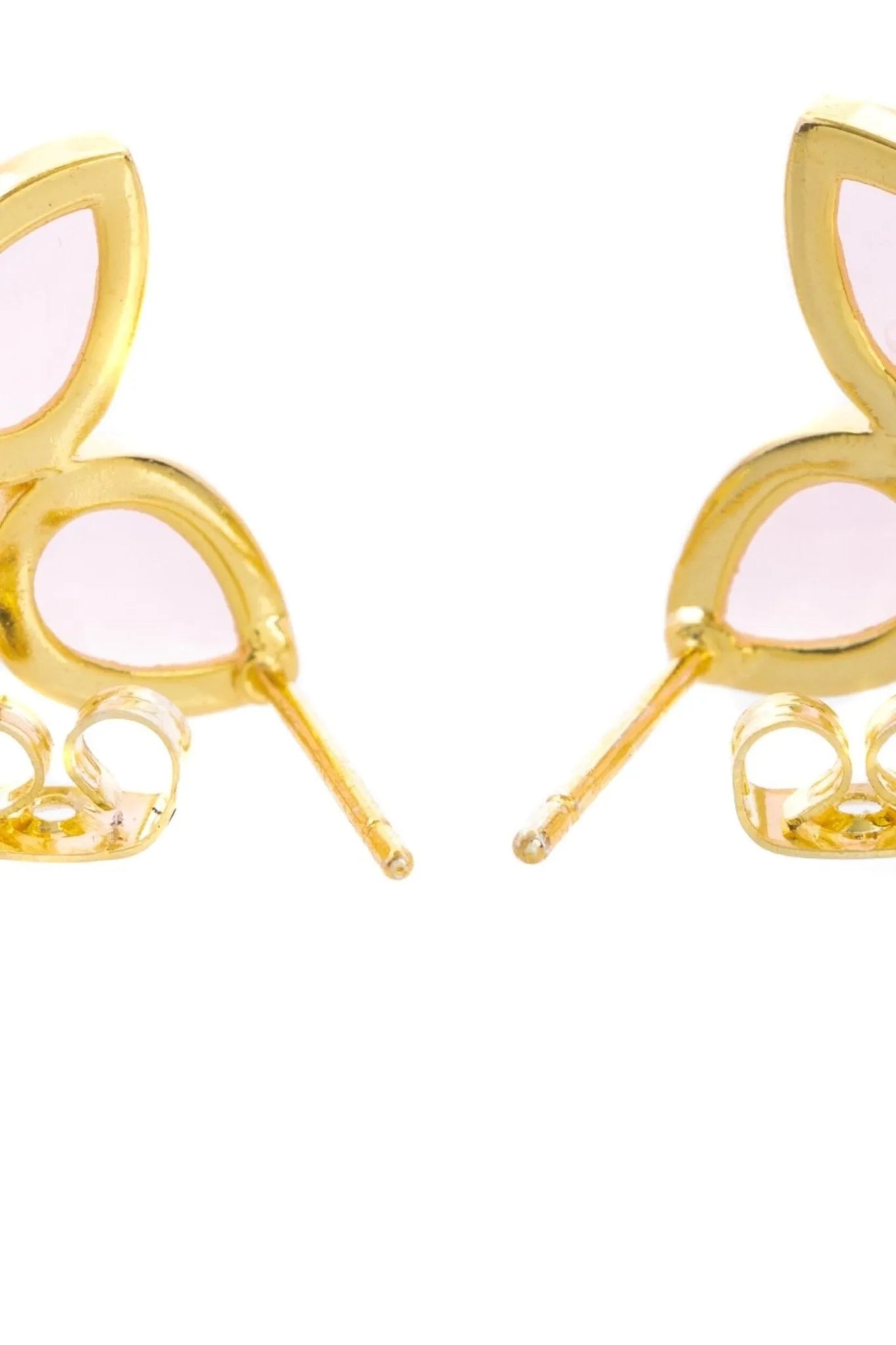 Triple Gemstone Abstract Dangle Earrings for Women - Elegant Bohemian Jewelry for Party, Wedding & Special Occasions