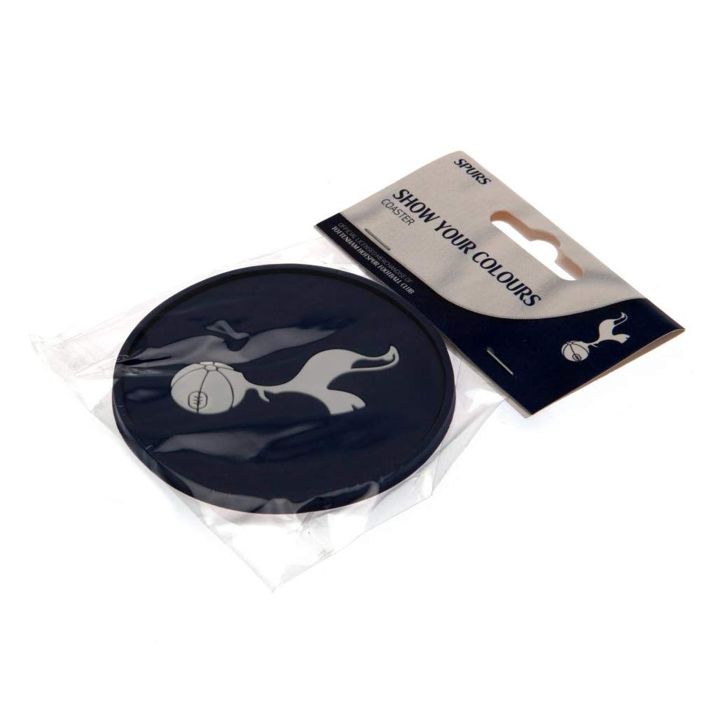 Official Tottenham Hotspur FC Rubber Coasters Set of 4 - Premium Football Team Drink Coasters for Beer, Wine & Coffee - Perfect for Home Bar, Game Room & Sports Fan Gifts