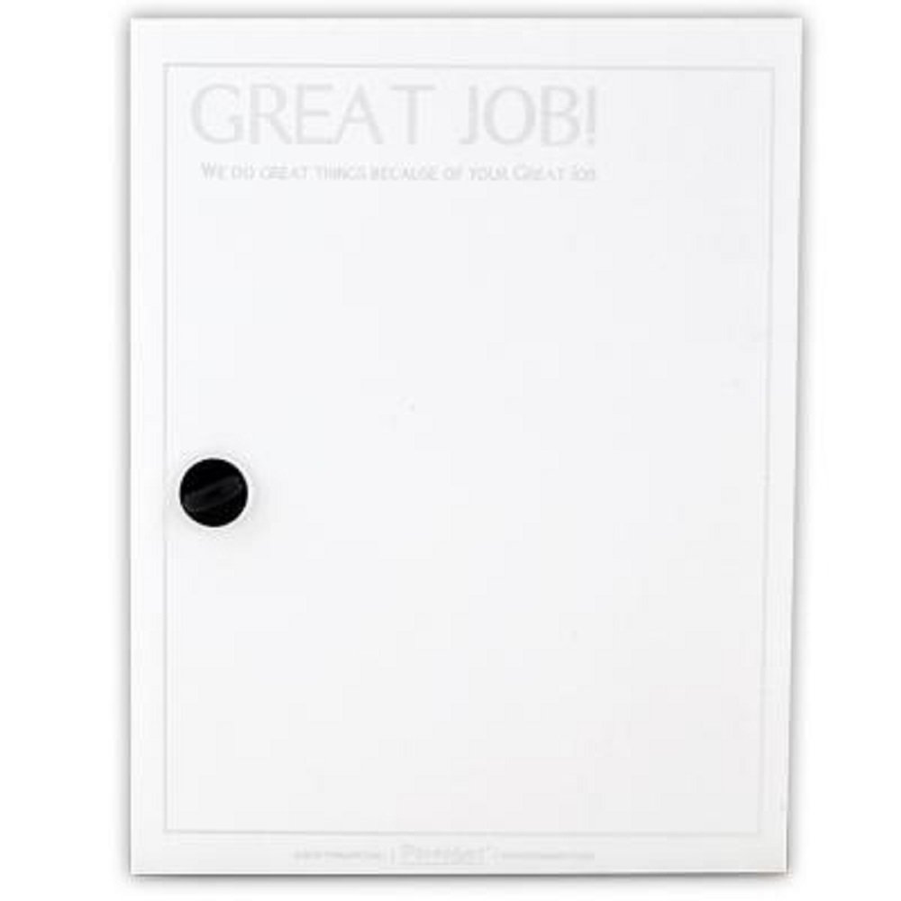 PinMart Professional Great Job Presentation Card & Lapel Pin Set - Perfect for Employee Recognition, Awards Ceremonies & Motivational Gifts