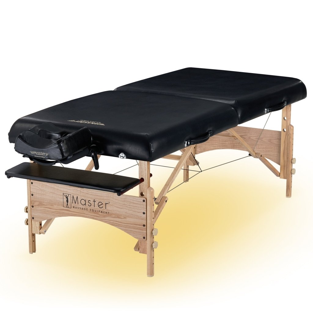 32'' Gibraltar XXL Portable Massage Table with Adjustable Height & Ambient Light System - Professional Spa, Home Massage & Physical Therapy Use
