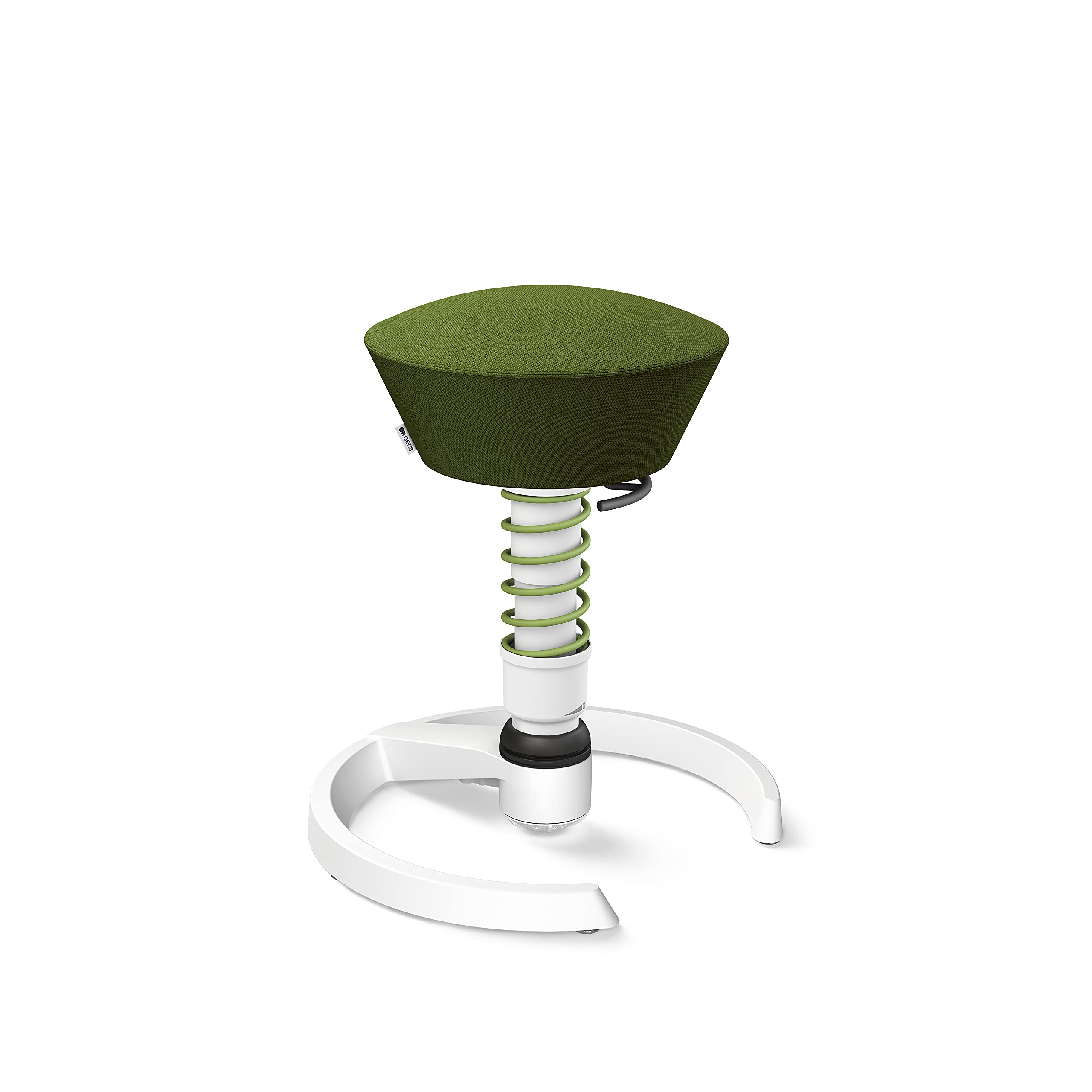 Aeris Swopper New Edition Ergonomic Stool - Dynamic Office Chair for Back Support & Posture Correction - Height Adjustable (17.7-23.2 inches) Spring Stool with Active Sitting Technology - Perfect for Home Office, Standing Desks & Workplace Wellness