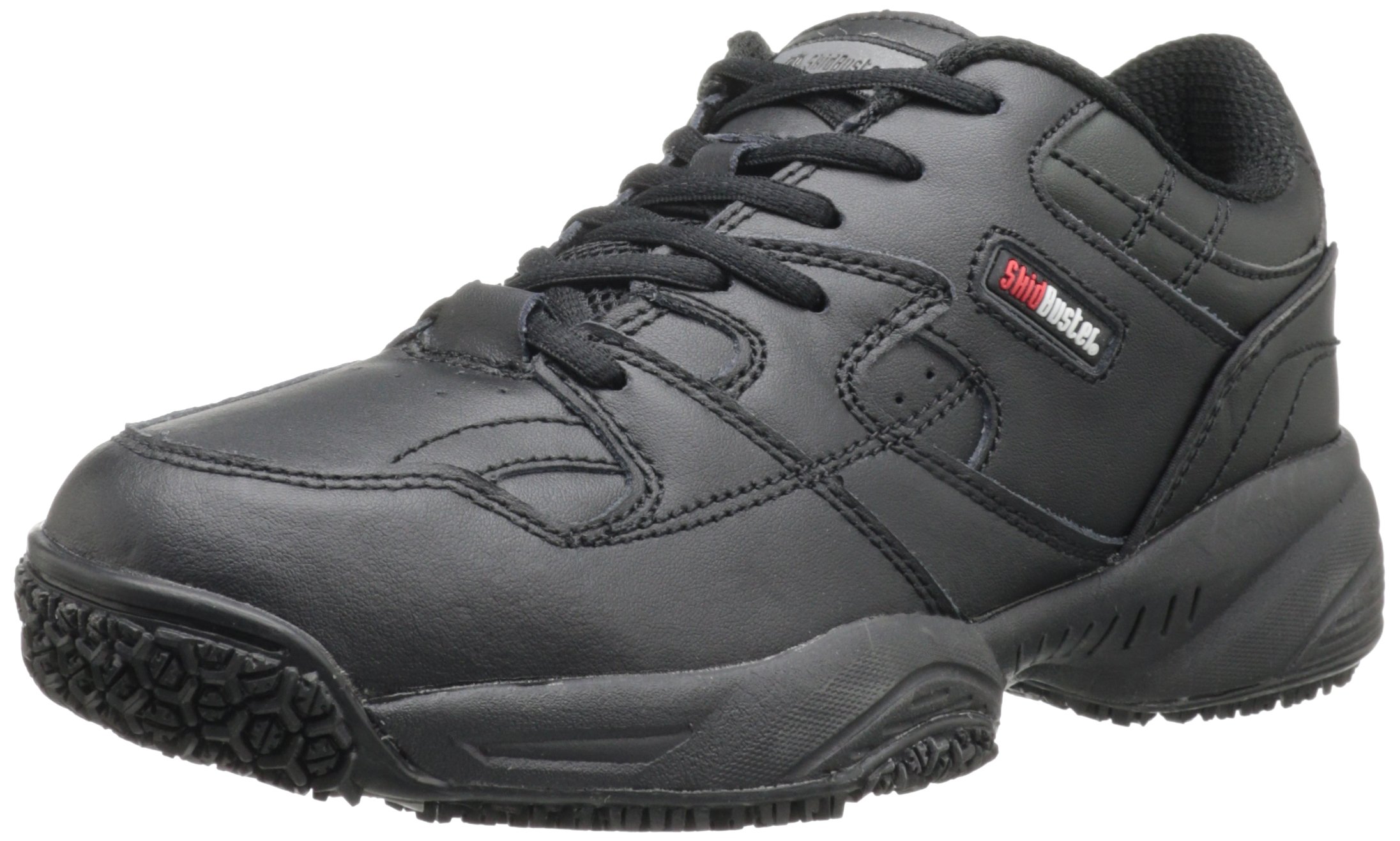 Skidbuster 5055 Women's Slip Resistant Leather Athletic Shoes - Non-Slip Comfort Sneakers for Work, Walking & Gym - Breathable & Lightweight for All-Day Wear