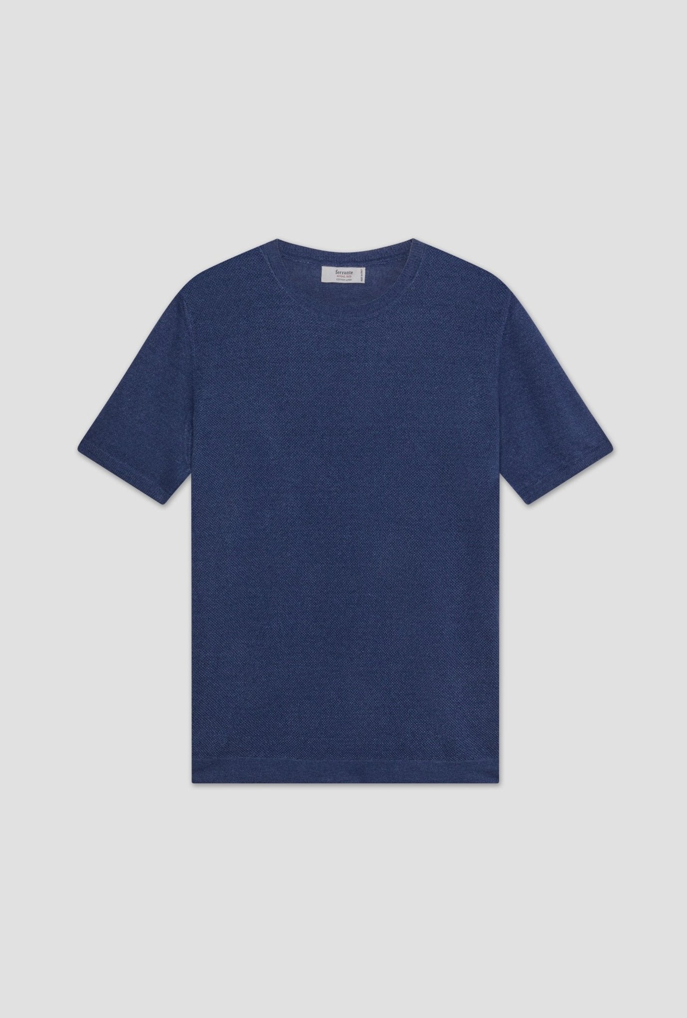 Ferrante Men's Short Sleeve Plain T-Shirt - 100% Cotton Casual Basic Tee for Everyday Wear, Gym, and Outfits | JEAN Style Comfort Fit Crew Neck Tops