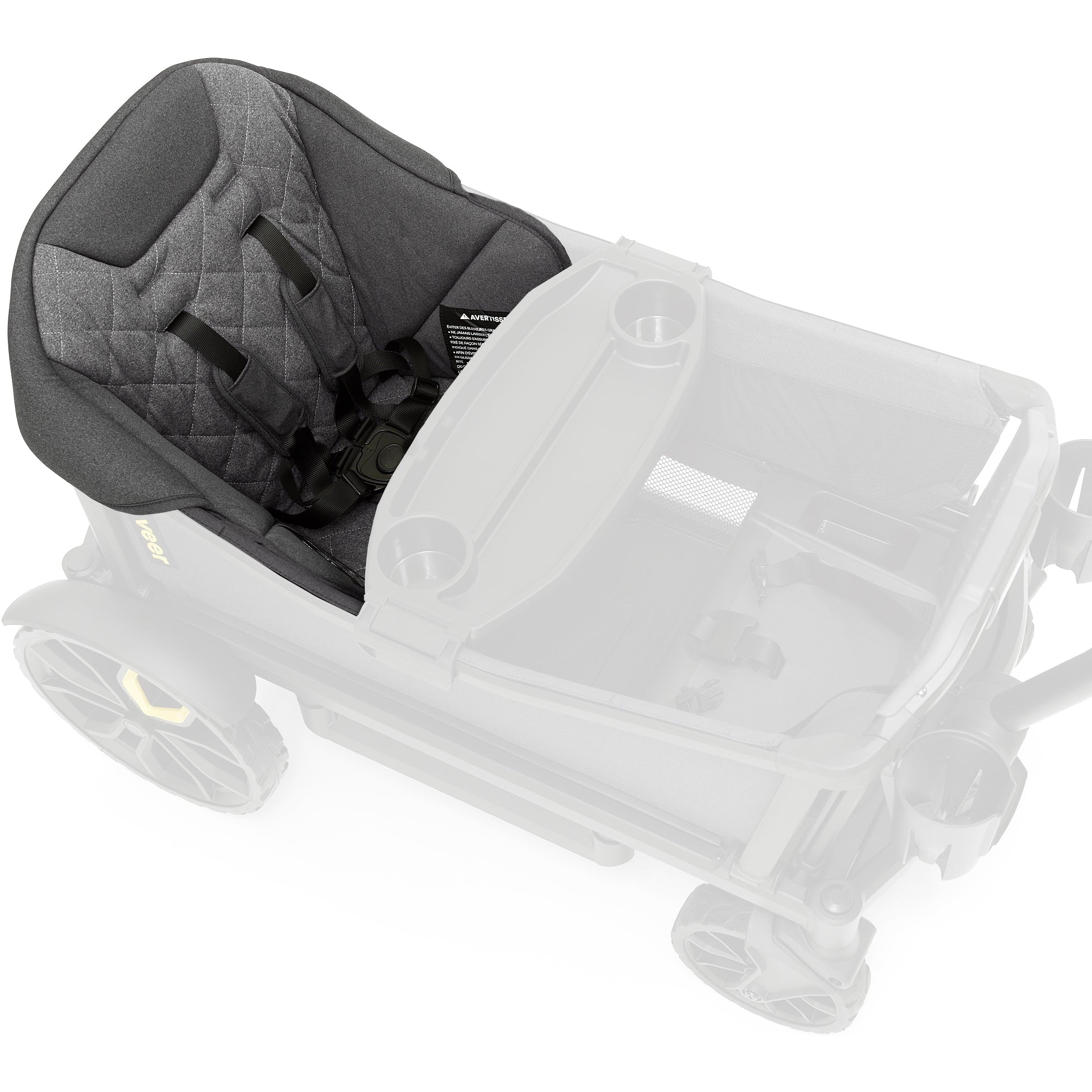 Veer Cruiser XL Comfortable Toddler Booster Seat - Adjustable & Padded for Safety - Perfect for Dining, Travel, and Car Rides