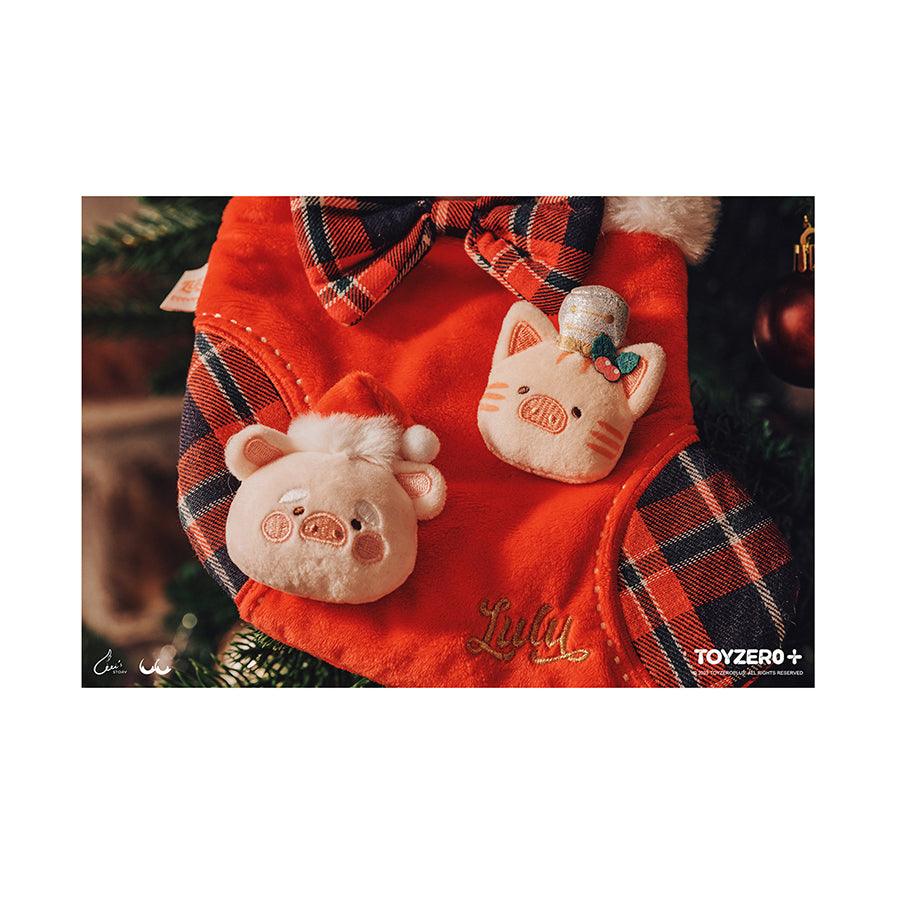 TOYZEROPLUS LuLu the Piggy Christmas Sock Charms - Cute Pig Ornaments for Stocking Stuffers, Holiday Decor & Gift Giving - Perfect for Xmas Tree Decorations, Party Favors & Festive Home Decor