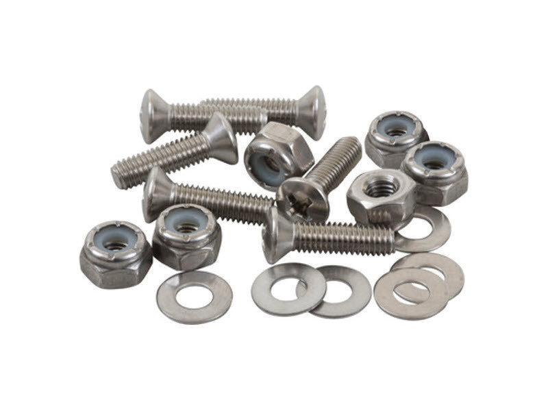 Sea Lect #10-32 Stainless Steel Oval Head Screws (6-Pack) - Corrosion Resistant Fasteners for Marine, Automotive & Outdoor Projects