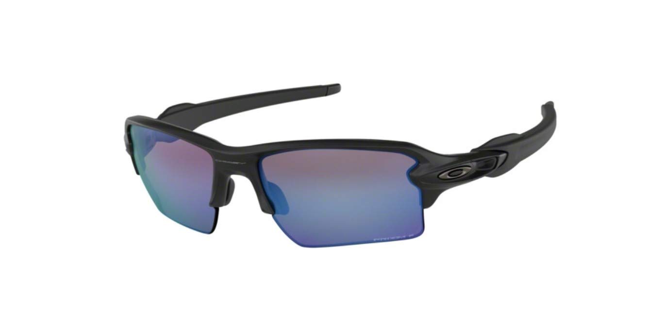 Oakley Men's Flak 2.0 XL OO9188 Polarized Sunglasses Bundle - Includes Hard Case, Microfiber Bag & Cleaning Cloth (5-Piece Set) | Perfect for Running, Cycling & Outdoor Sports