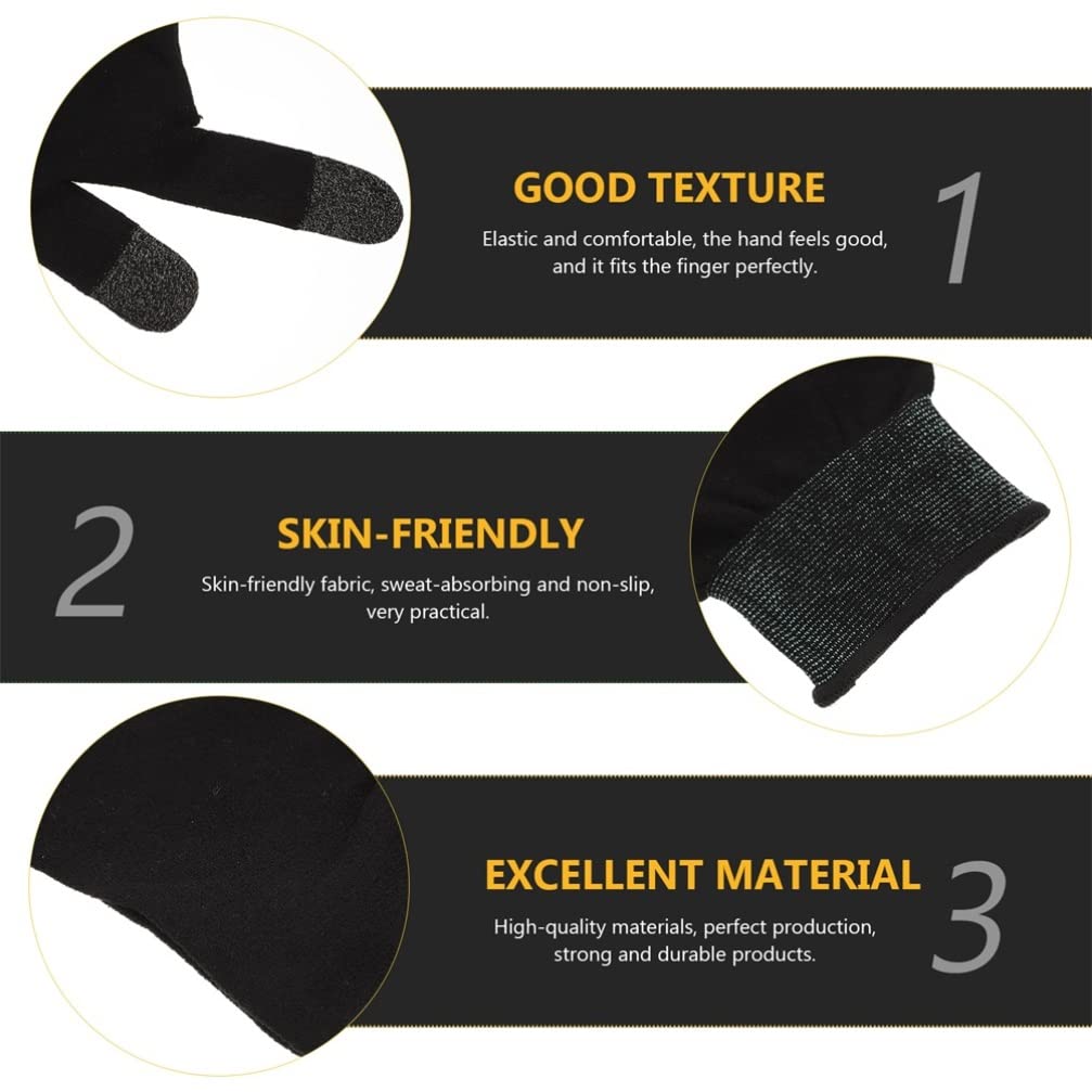 ARTIBETTER 1 Pair Gaming Gloves for Sweaty Hands - Breathable Finger Covers for Mobile & PC Gamers - Cold Weather & Sweat Resistant - Perfect for Esports, Streaming & Long Gaming Sessions