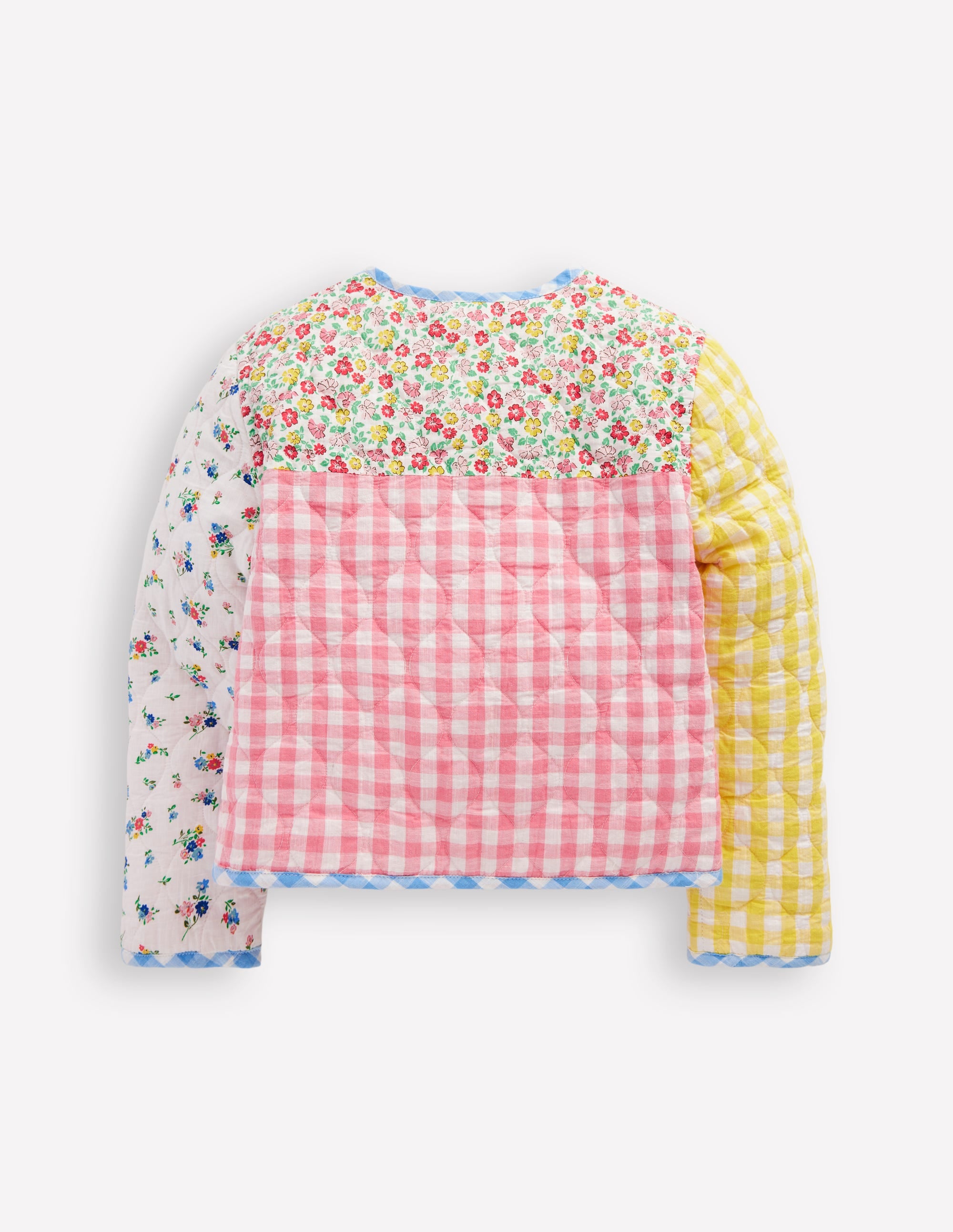 Aurore Reversible Jacket - Patchwork Floral Design Lightweight Windbreaker for Women | Perfect for Spring Outfits, Travel & Casual Wear