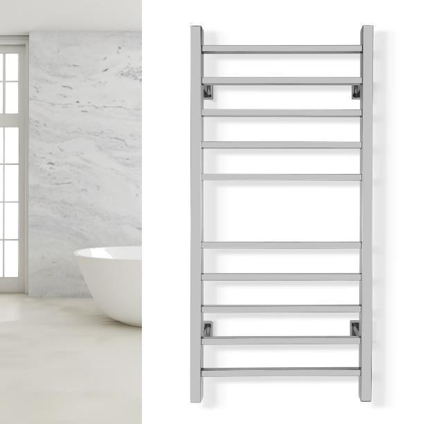 WarmlyYours Metropolitan TW MT 10PS HP Wall Mounted Dual Towel Warmer - 19.75