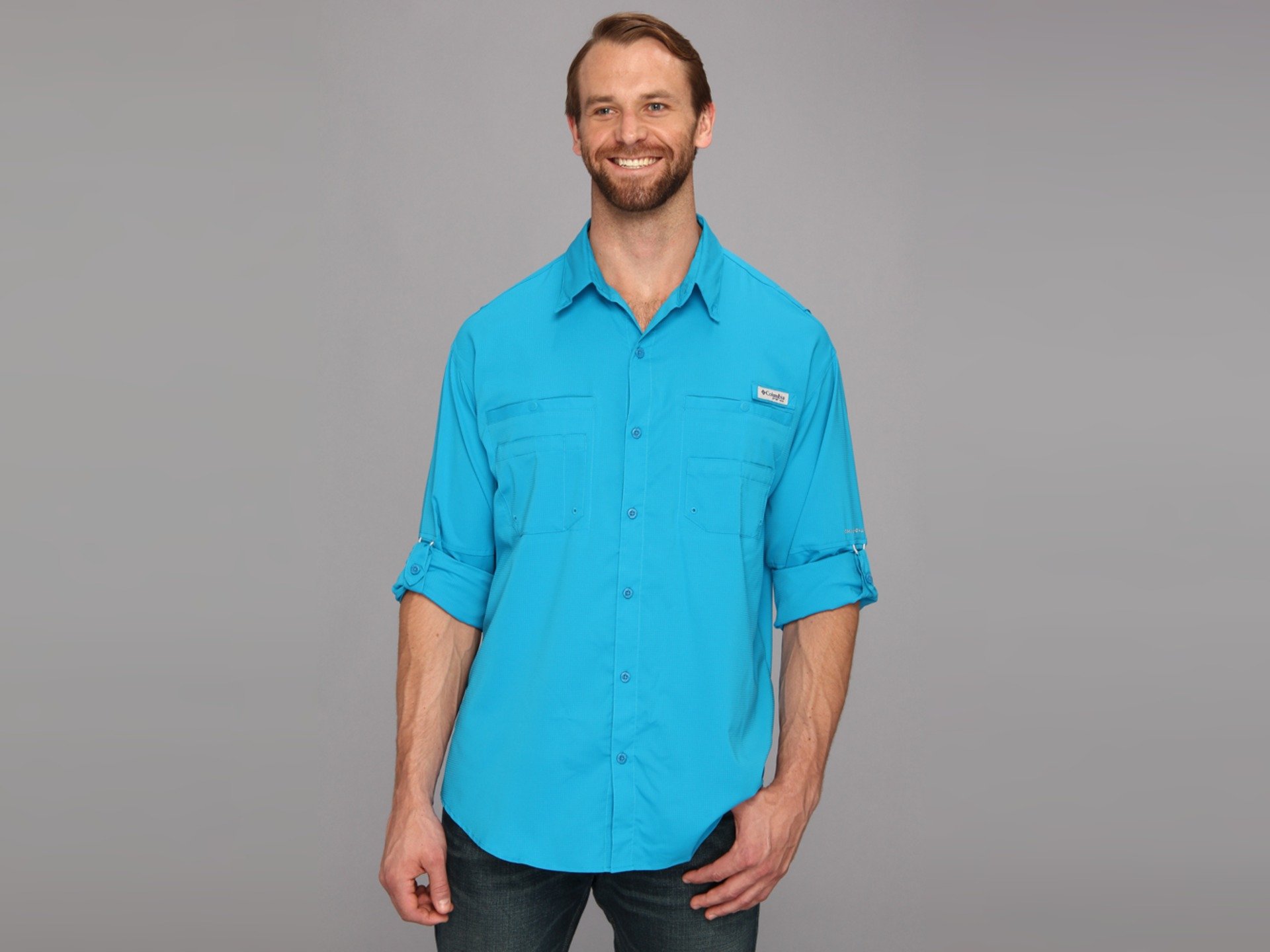 Columbia Men's Big & Tall Tamiami II Long Sleeve Shirt - Moisture-Wicking Fishing & Outdoor Hiking Shirt for Tall Men